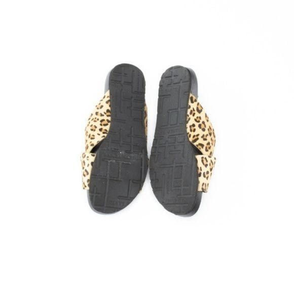 Franco Sarto Franco Sarto Leopard Print Slip-On Sandals Size US 6.5 / IT 36.5 - 2 Thumbnail