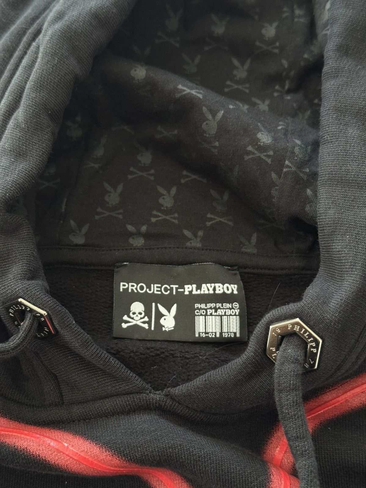 Philipp Plein Philipp Plein Project-Playboy Black Hoodie Size US S / EU 44-46 / 1 - 3 Thumbnail