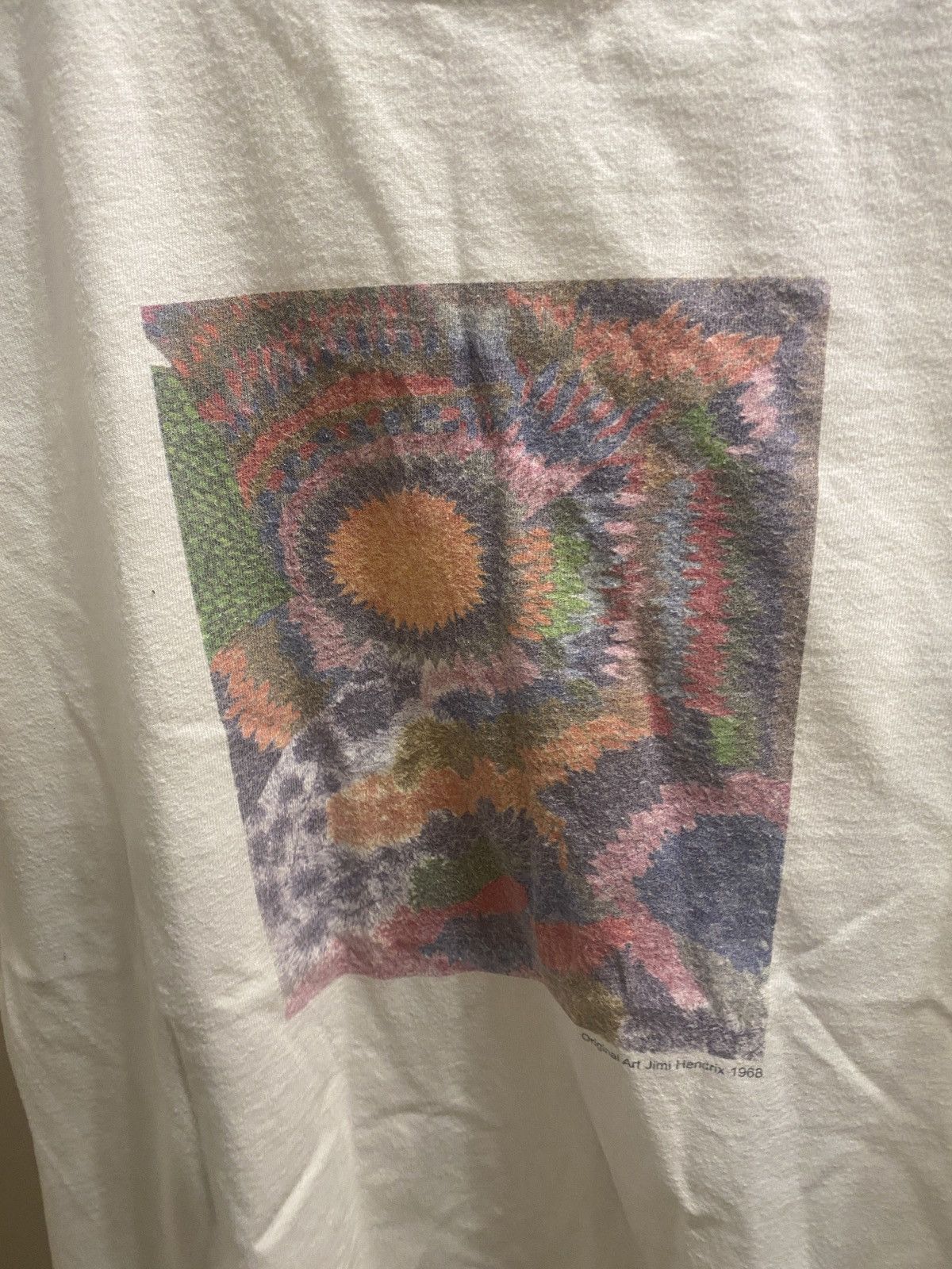 Jimi Hendrix × Vintage Art jimmi Hendrix picture ultra rare tee 00s Size US L / EU 52-54 / 3 - 4 Thumbnail