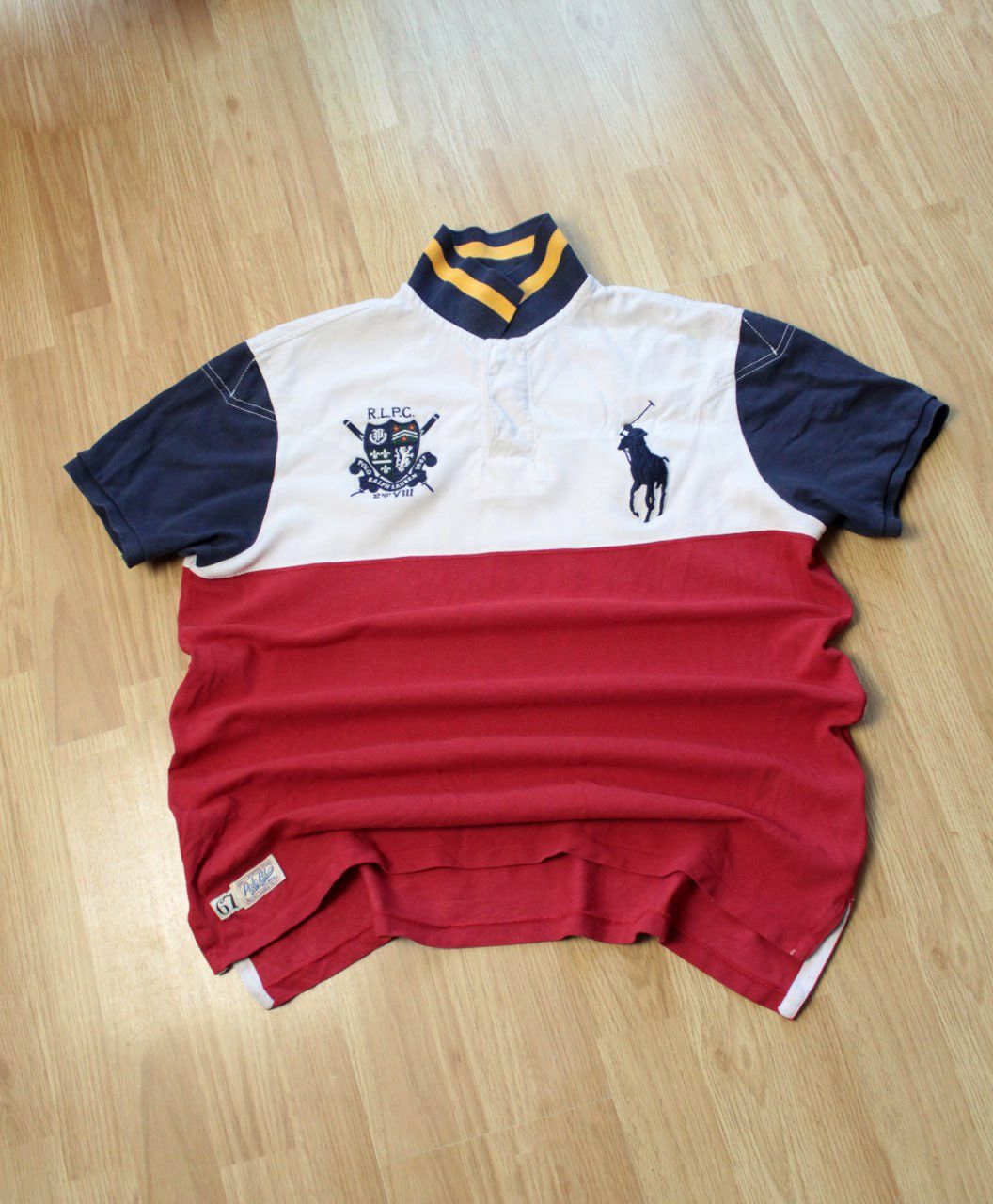Polo Ralph Lauren 🔥 Ralph Lauren Club Chief Keef Y2K Polo T Shirt Big Logo Size US XL / EU 56 / 4 - 1 Thumbnail