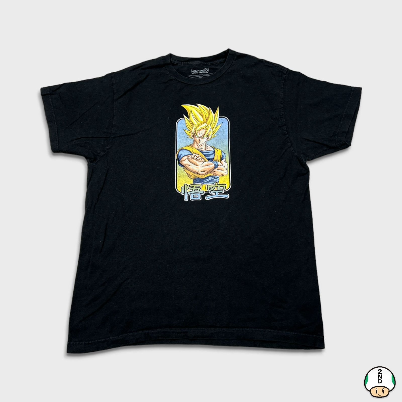 Anime × Japanese Brand × Vintage Dragon Ball Z T Shirt Large Black Super Sayin Goku Anime Tee Size US L / EU 52-54 / 3 - 1 Thumbnail
