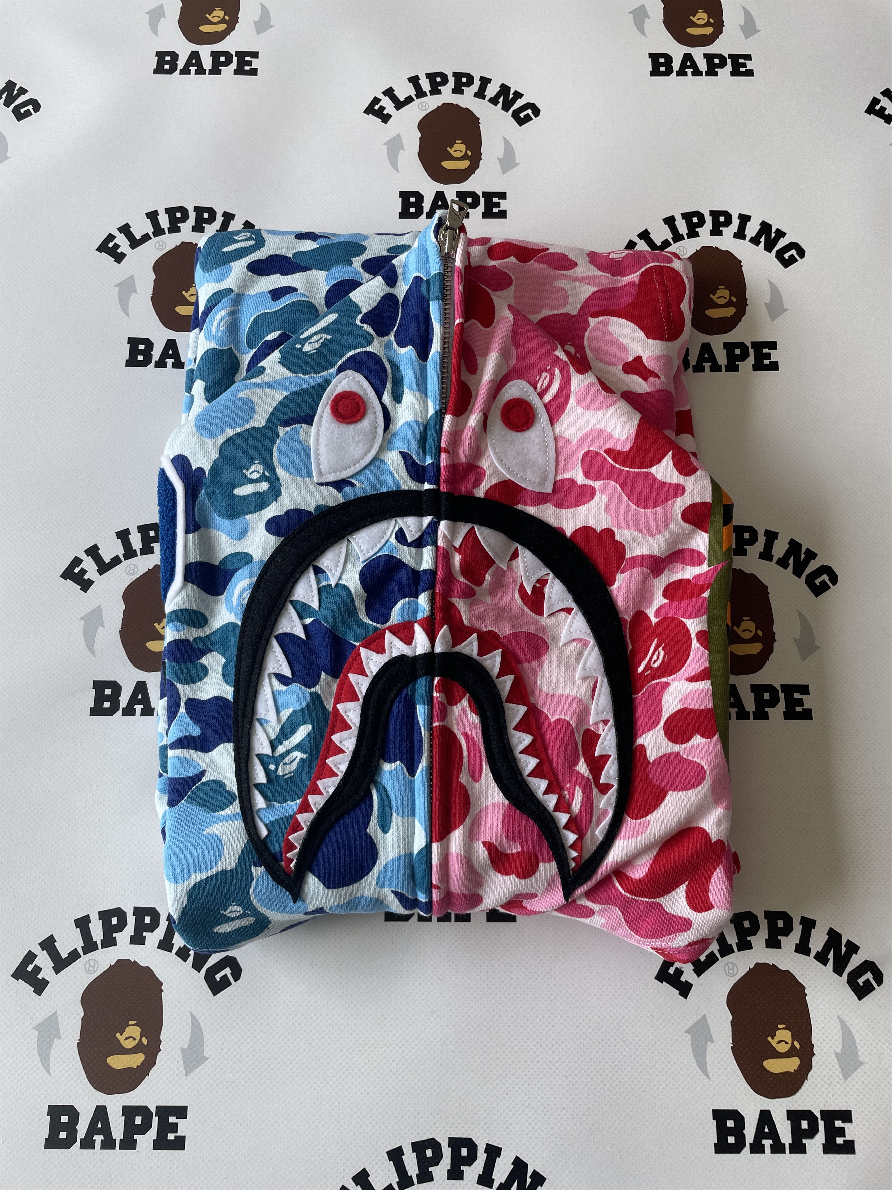 Bape BAPE ABC CAMO CRAZY SHARK FULL ZIP HOODIE Size US M / EU 48-50 / 2 - 3 Thumbnail