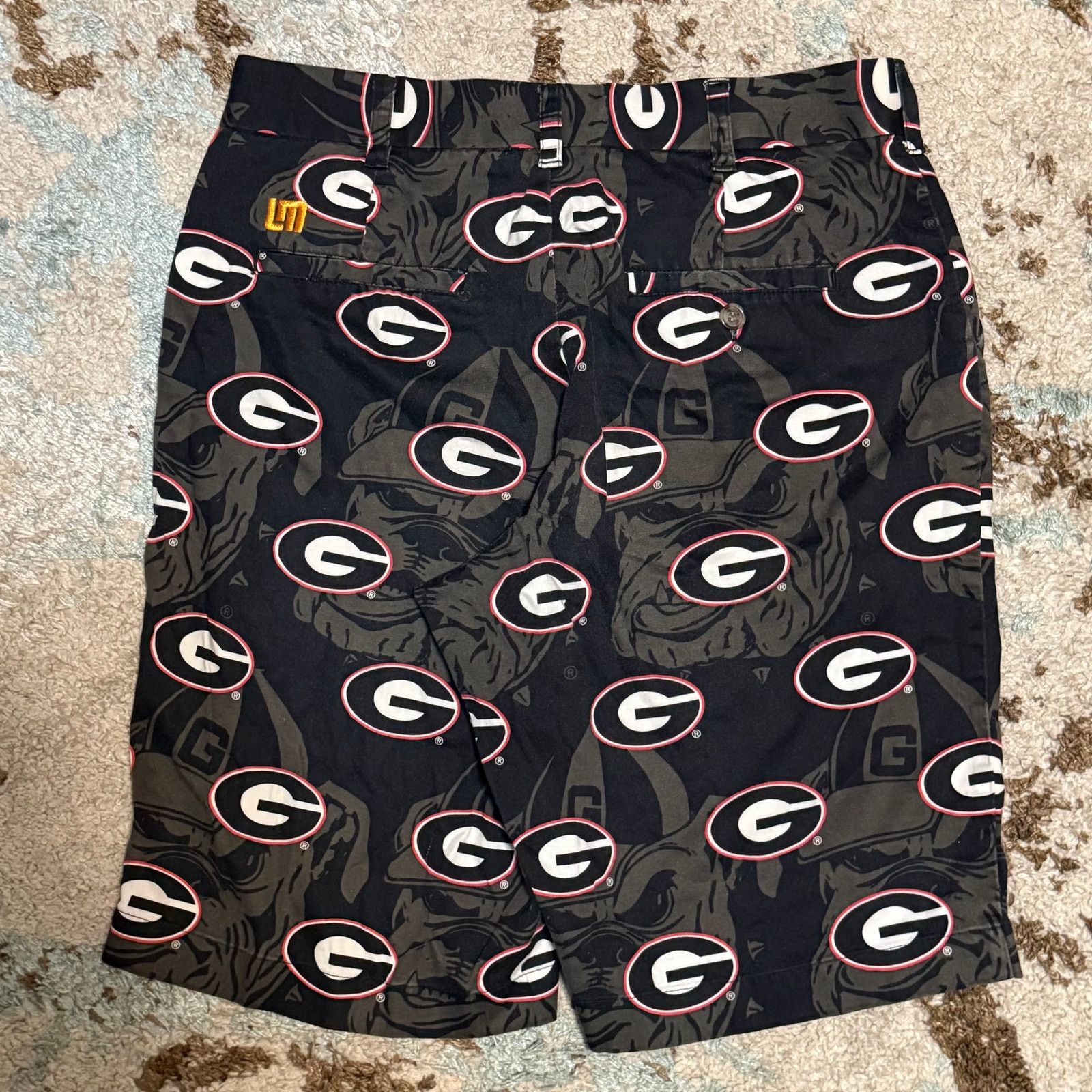 NCAA Loudmouth Georgia Bulldogs UGA Golf Shorts Size 30 Size US 30 / EU 46 - 2 Thumbnail
