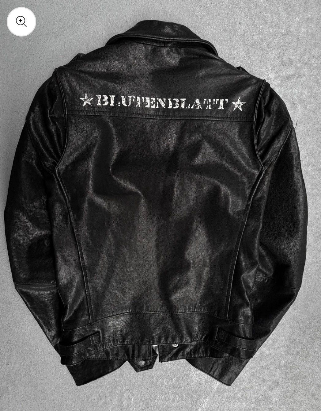 Japanese Brand BLUTENBLATT Early 00s Padded Leather Single Riser Jacket Size US M / EU 48-50 / 2 - 3 Thumbnail