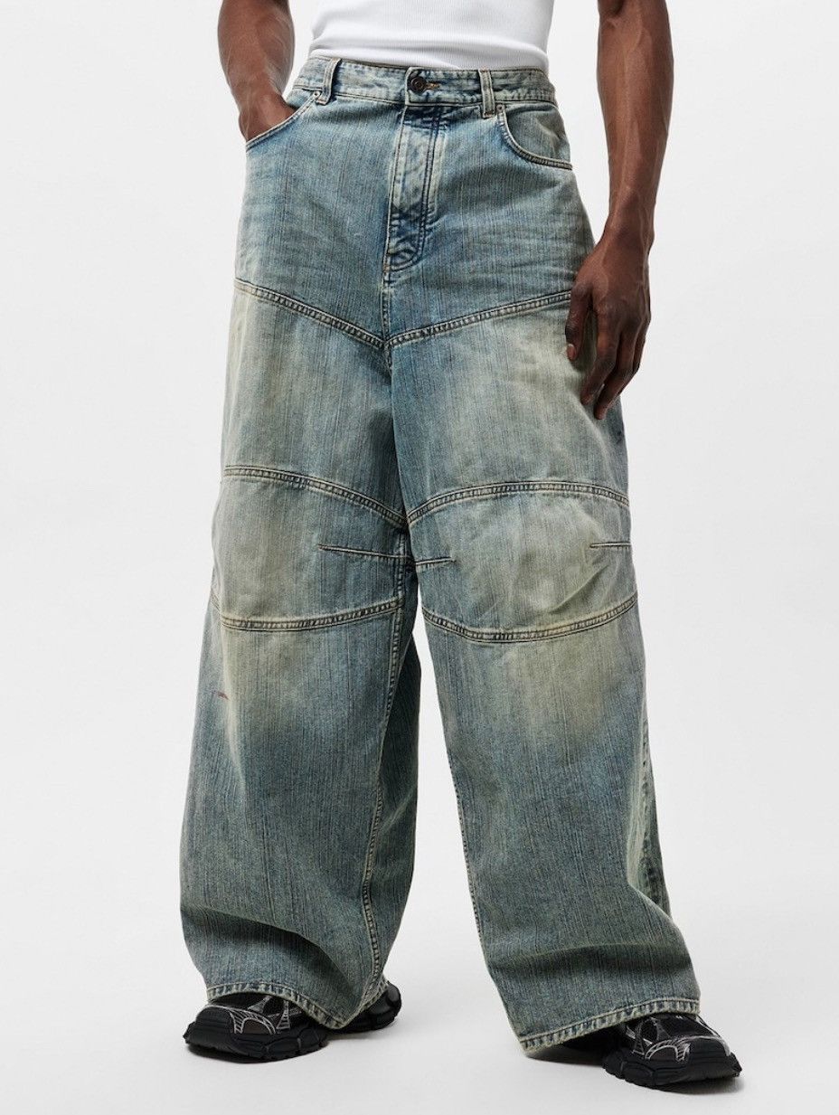 Balenciaga 🔥SUPER RARE🔥Balenciaga Super Baggy Jeans Size US 36 / EU 52 - 3 Thumbnail