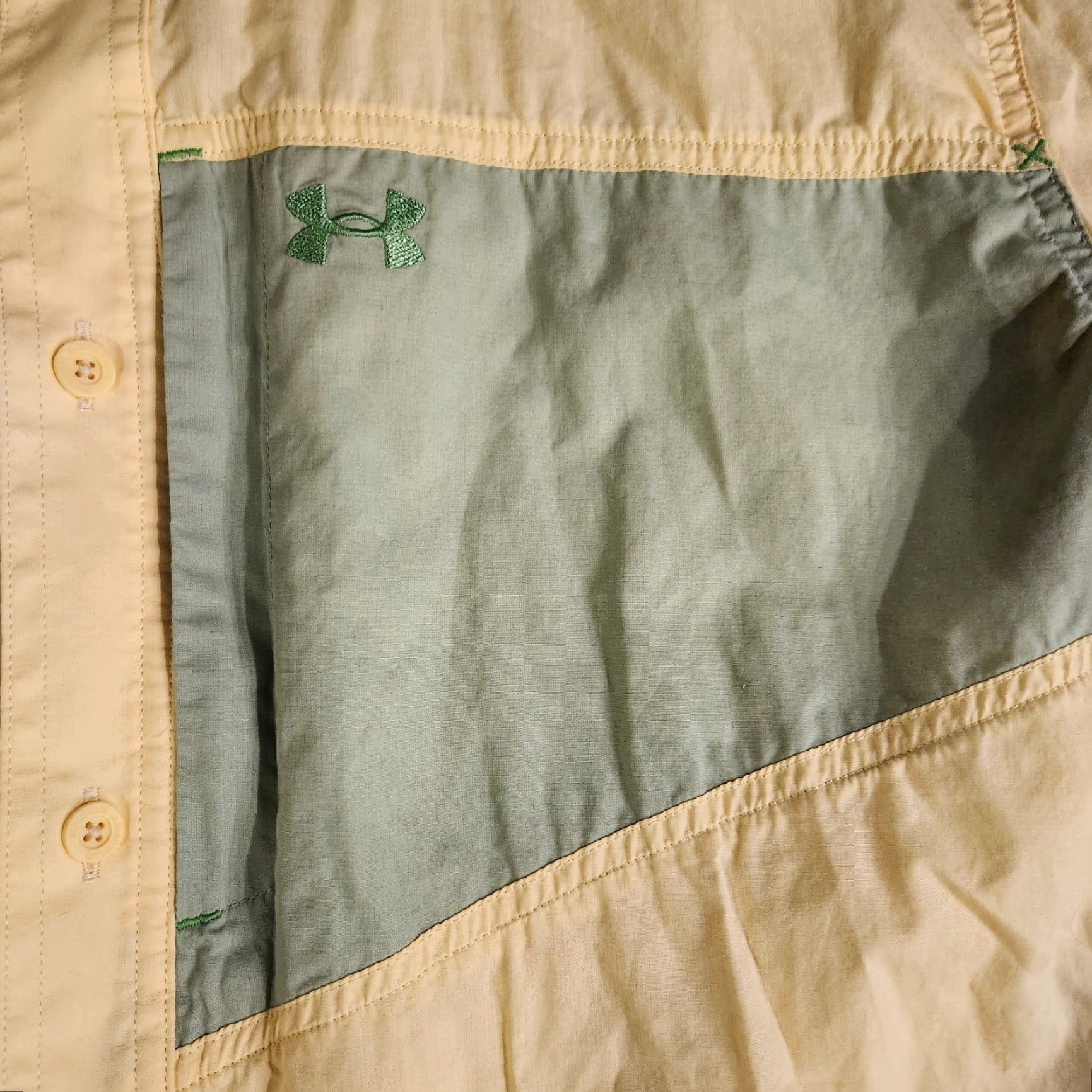 Under Armour Under Armour Button-Up Shirt Mens XL Yellow Vented Outdoor Camping Outdoors Shirt Size US XL / EU 56 / 4 - 5 Thumbnail