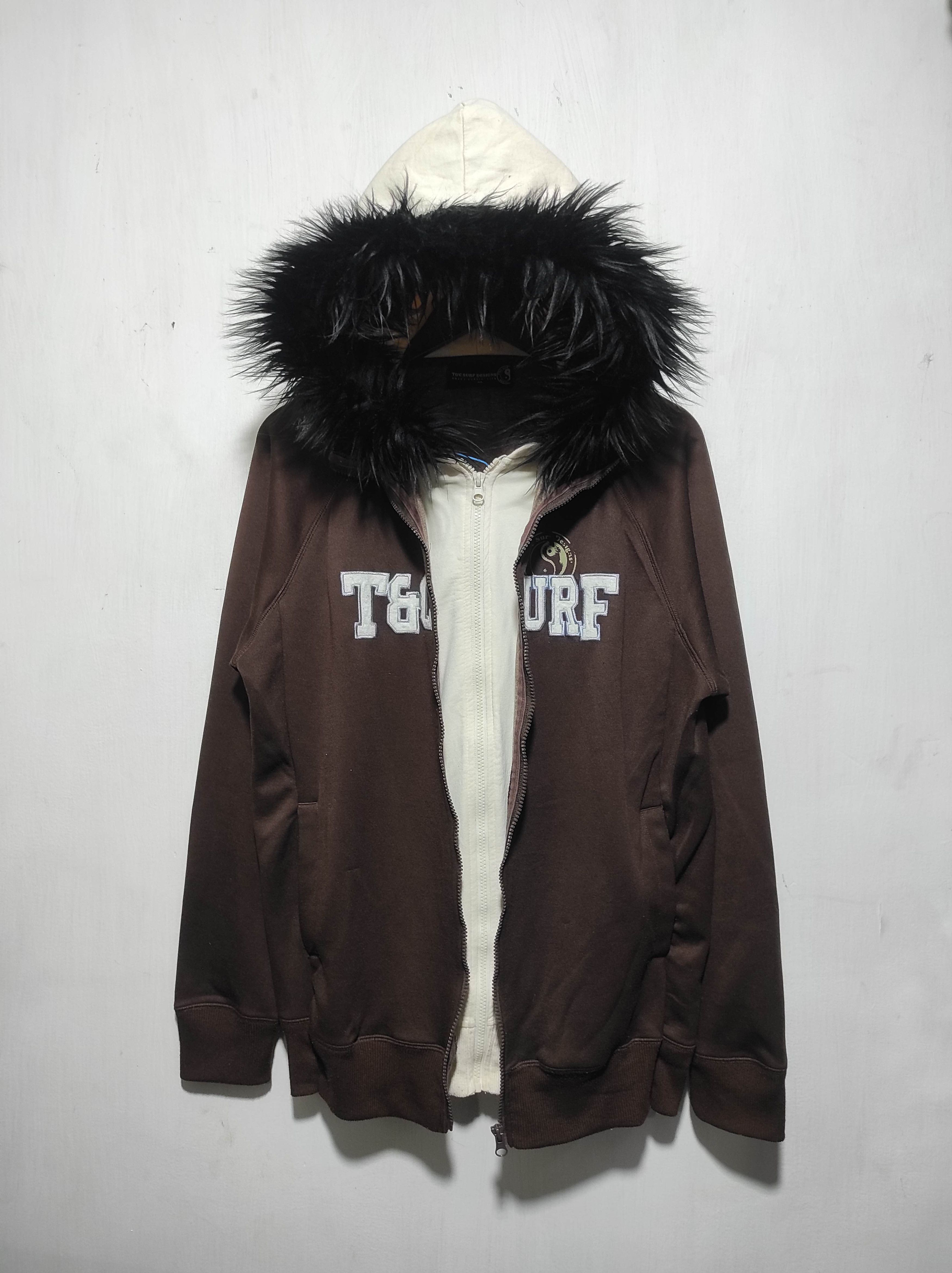 Japanese Brand T&C Surf double layer zip fur hoodie ifsix LGB style Size US L / EU 52-54 / 3 - 2 Thumbnail