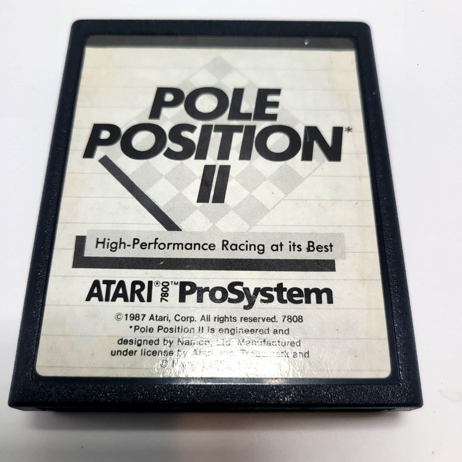 Other Pole Position II Atari 7800 Game - Cart - TESTED! Size ONE SIZE - 2 Thumbnail