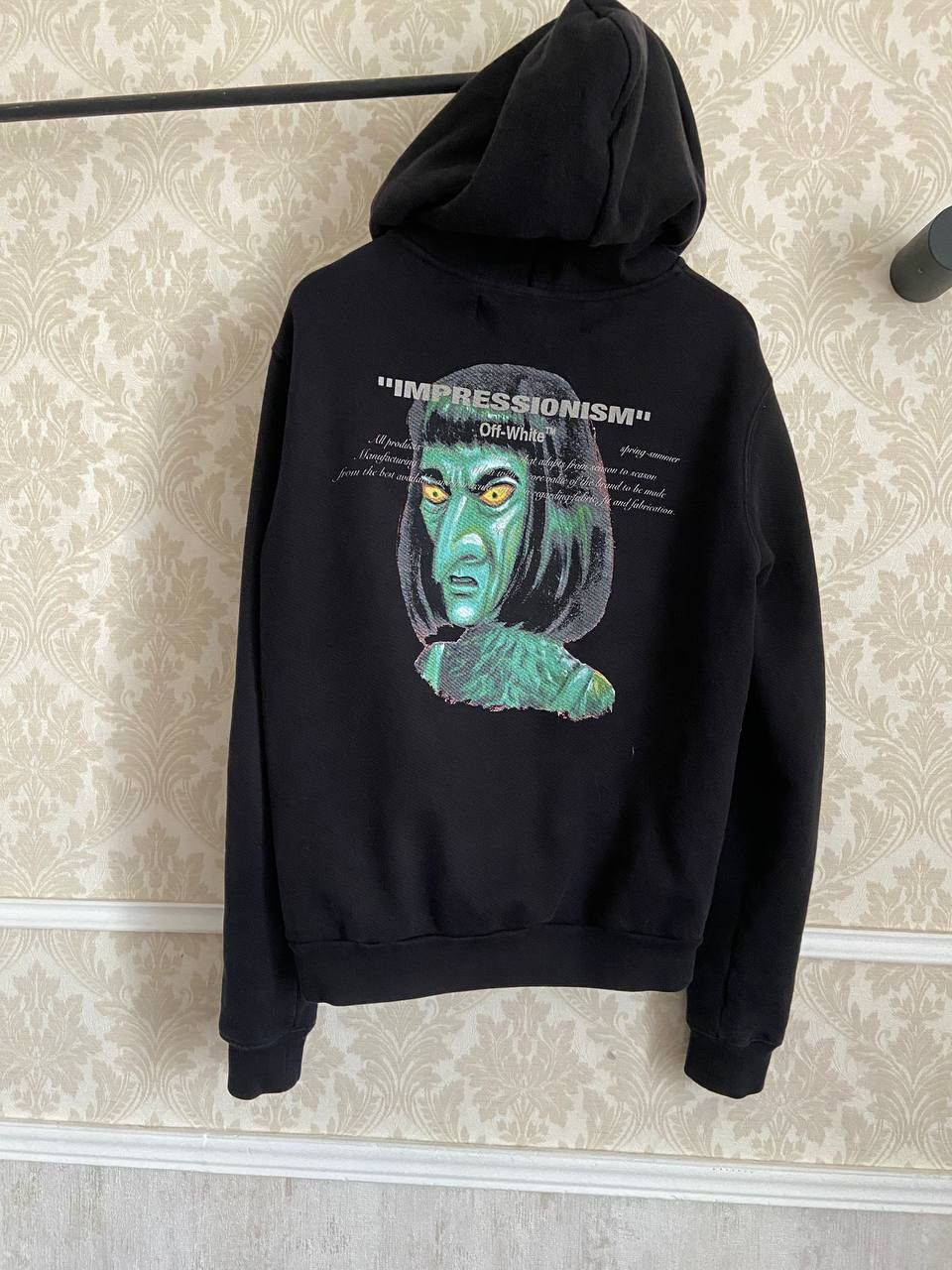 Off-White Off-White Zip Hoodie Green Man 99 Impressionism Size US M / EU 48-50 / 2 - 2 Thumbnail