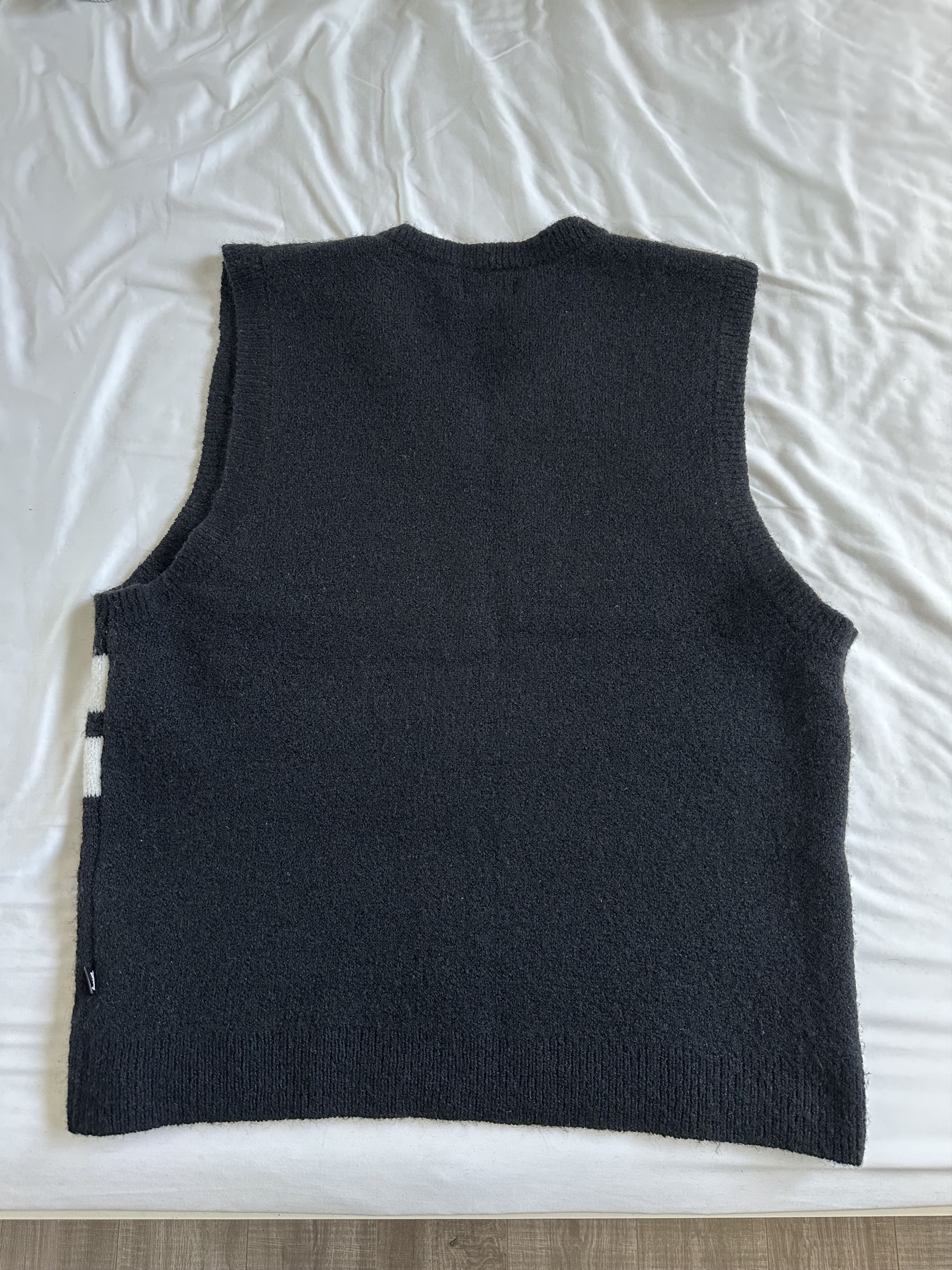 Stussy Stussy Striped Mohair Sweater Vest Size US XL / EU 56 / 4 - 2 Thumbnail