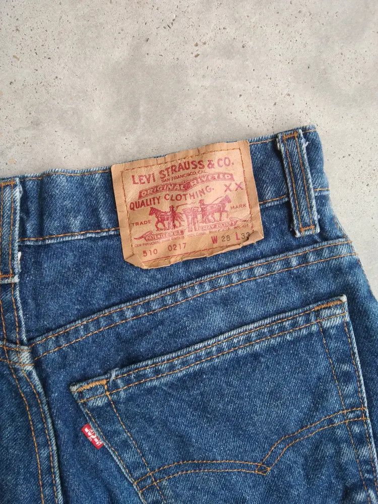 Levi's 90s Vintage Levi's Jeans 510 Made In USA Distressed Denim Size US 27 - 4 Thumbnail