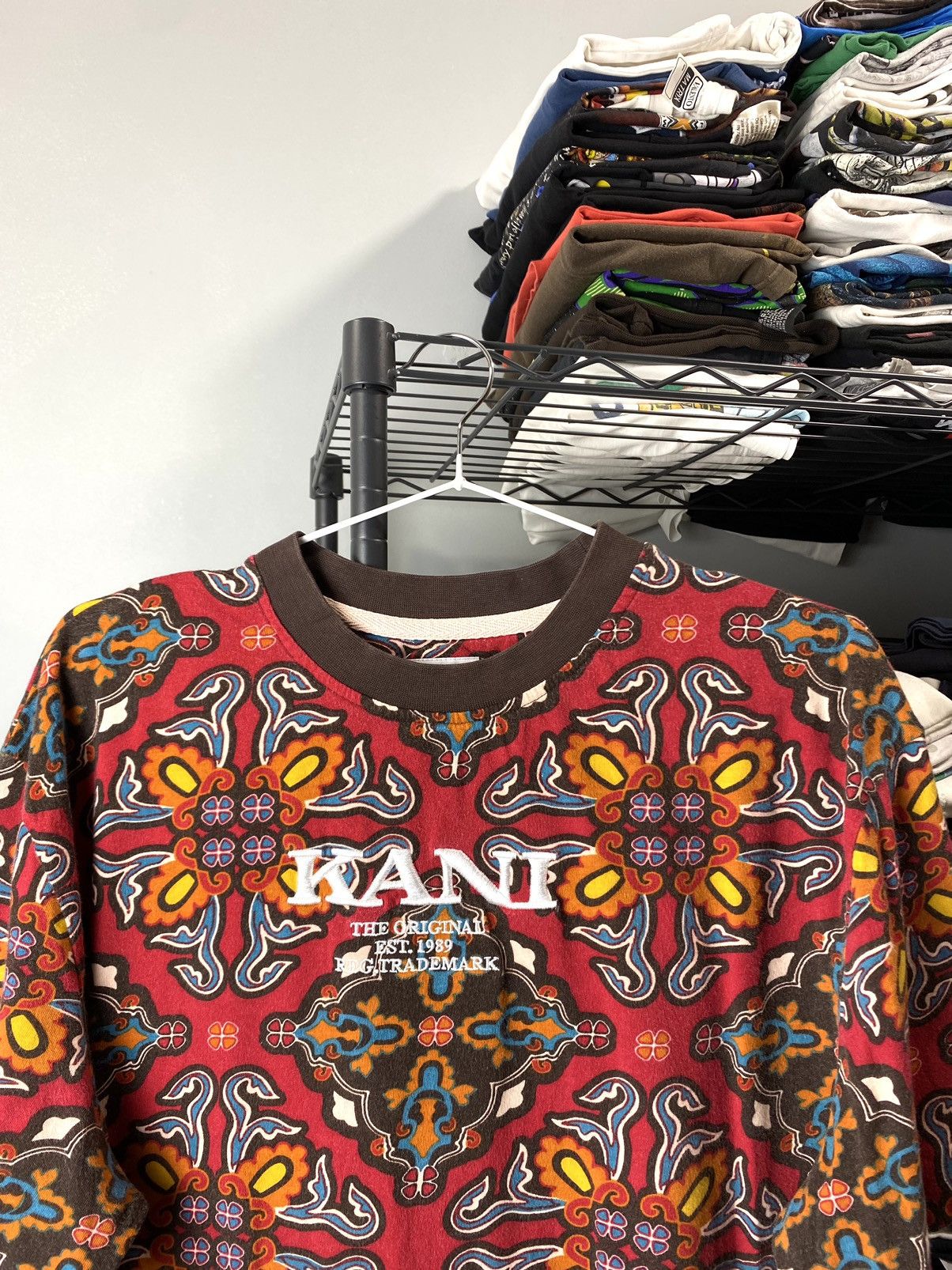 Karl Kani Vintage Karl Kani Psychedelic LSD T Shirt Retro Size US M / EU 48-50 / 2 - 2 Thumbnail