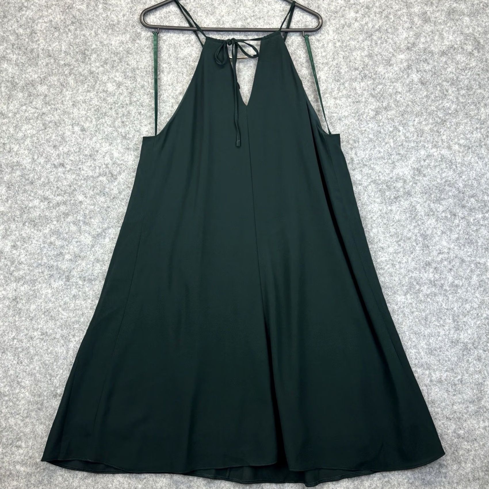 NEXT NEXT Strappy Dress Womens 10 Dark Green Sleeveless Knee Length Party Evening Size L / US 10 / IT 46 - 2 Thumbnail