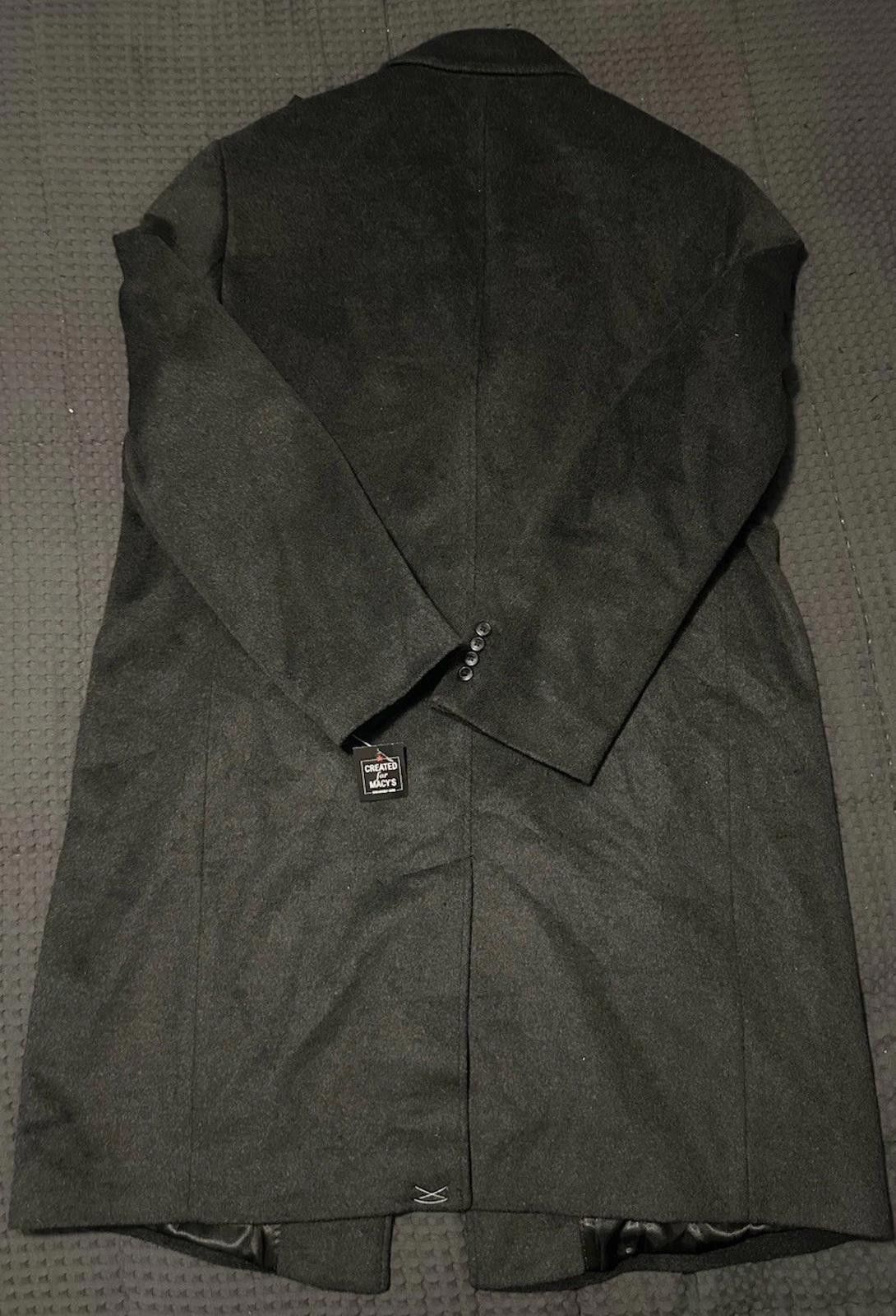 London Fog London Fog Signature Men's Wool Blend Coat Overcoat Size 48L Size US XL / EU 56 / 4 - 2 Thumbnail