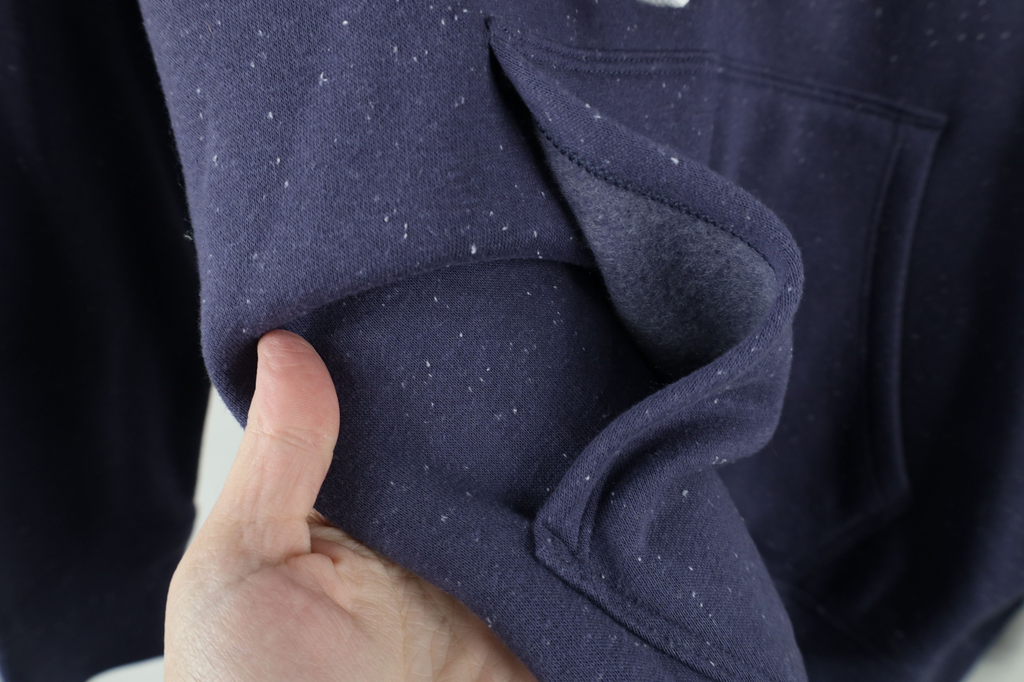 Under Armour × Vintage New Under Armour Fleece Flecked Hoodie Sweatshirt Purple Size S / US 4 / IT 40 - 8 Thumbnail