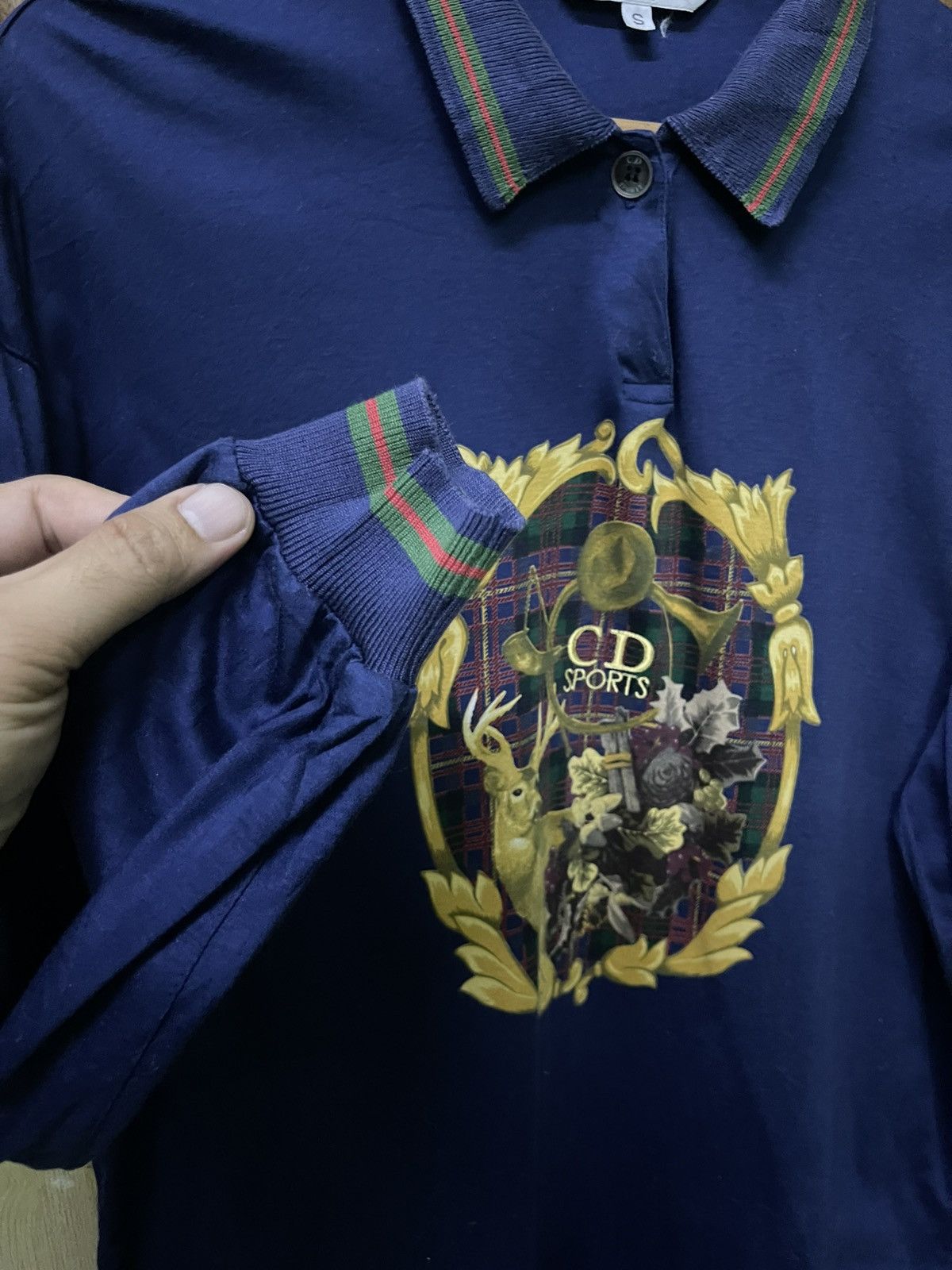 Christian Dior Monsieur Vintage 80's Christian Dior Sport Collar Long Sleeve Shirt Size US S / EU 44-46 / 1 - 4 Thumbnail