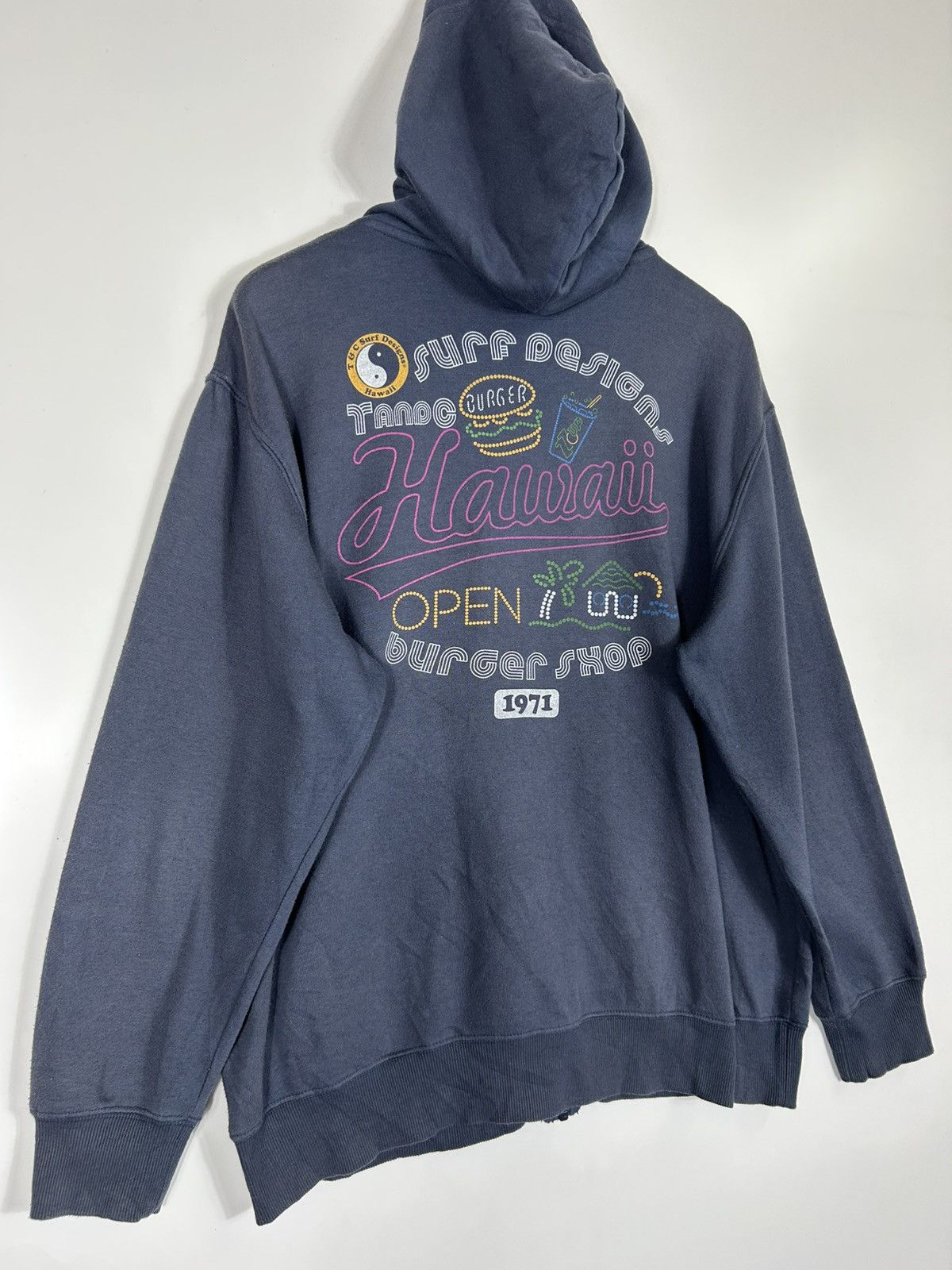 Sun Surf ⚡️Vintage T&C Surf Design Hawaii Hooded Sweater - L Size US L / EU 52-54 / 3 - 15 Thumbnail