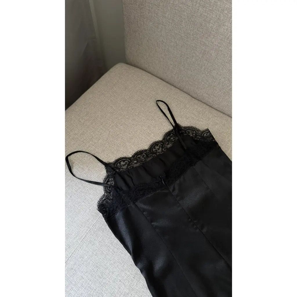 Dolce & Gabbana Dolce & Gabbana Womens Black Lace Mini Dress Size IT38 Size XS / US 0-2 / IT 36-38 - 8 Thumbnail