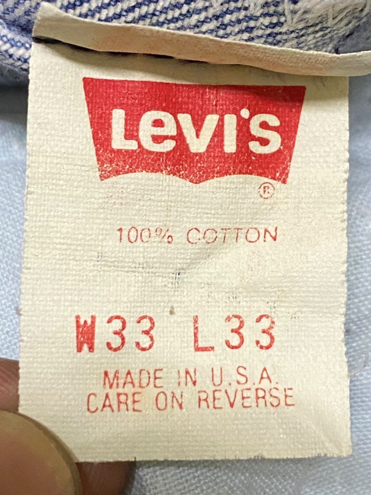 Levi's Vintage Levis 501xx 90’s Faded Wash Grunge Loose Jeans Size US 31 - 20 Thumbnail