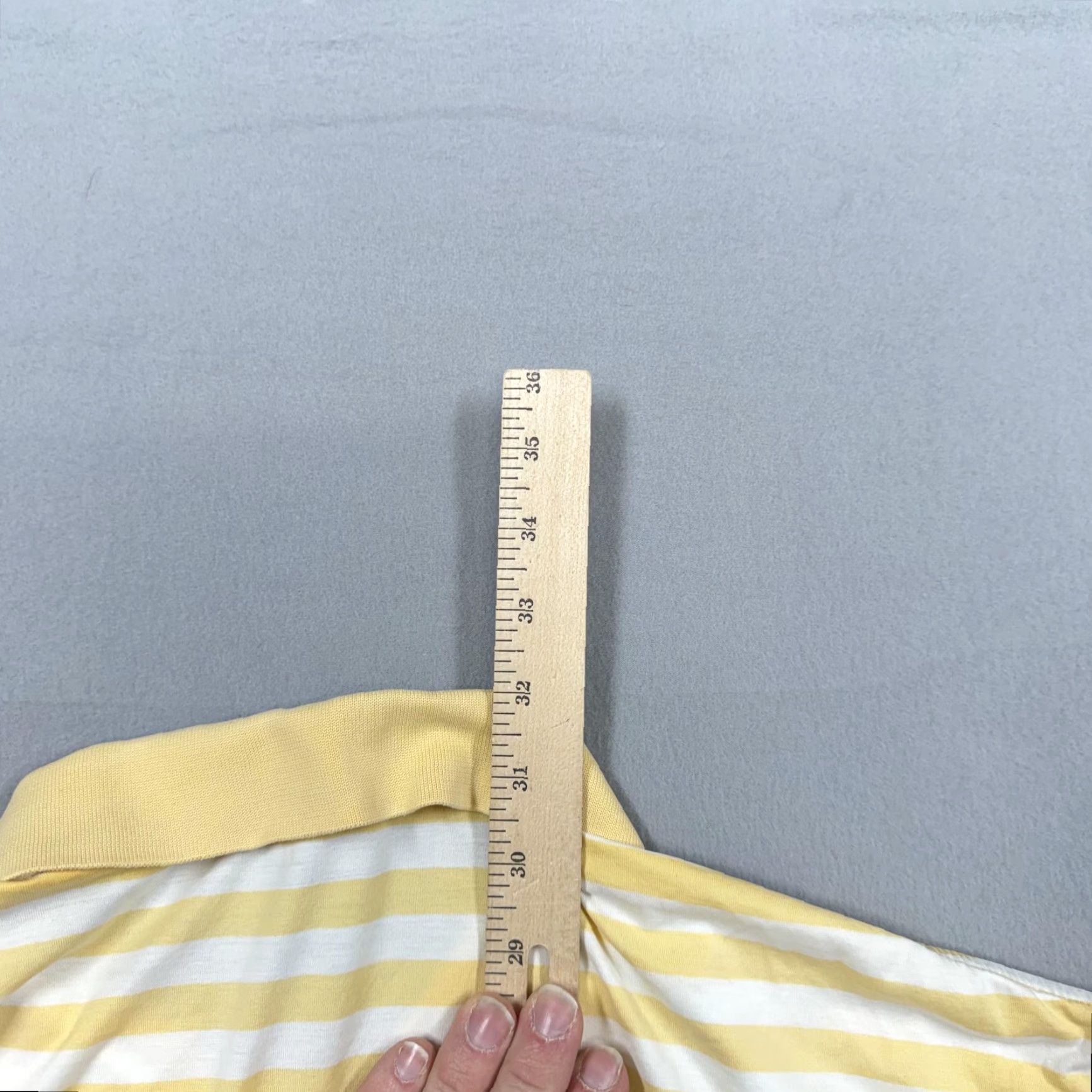 Vintage Fairway & Greene Polo Shirt Mens L Yellow Striped 100% Cotton Golf Short Sleeve Polo Shirt Mens L Yellow Striped Cotton Size US L / EU 52-54 / 3 - 8 Thumbnail