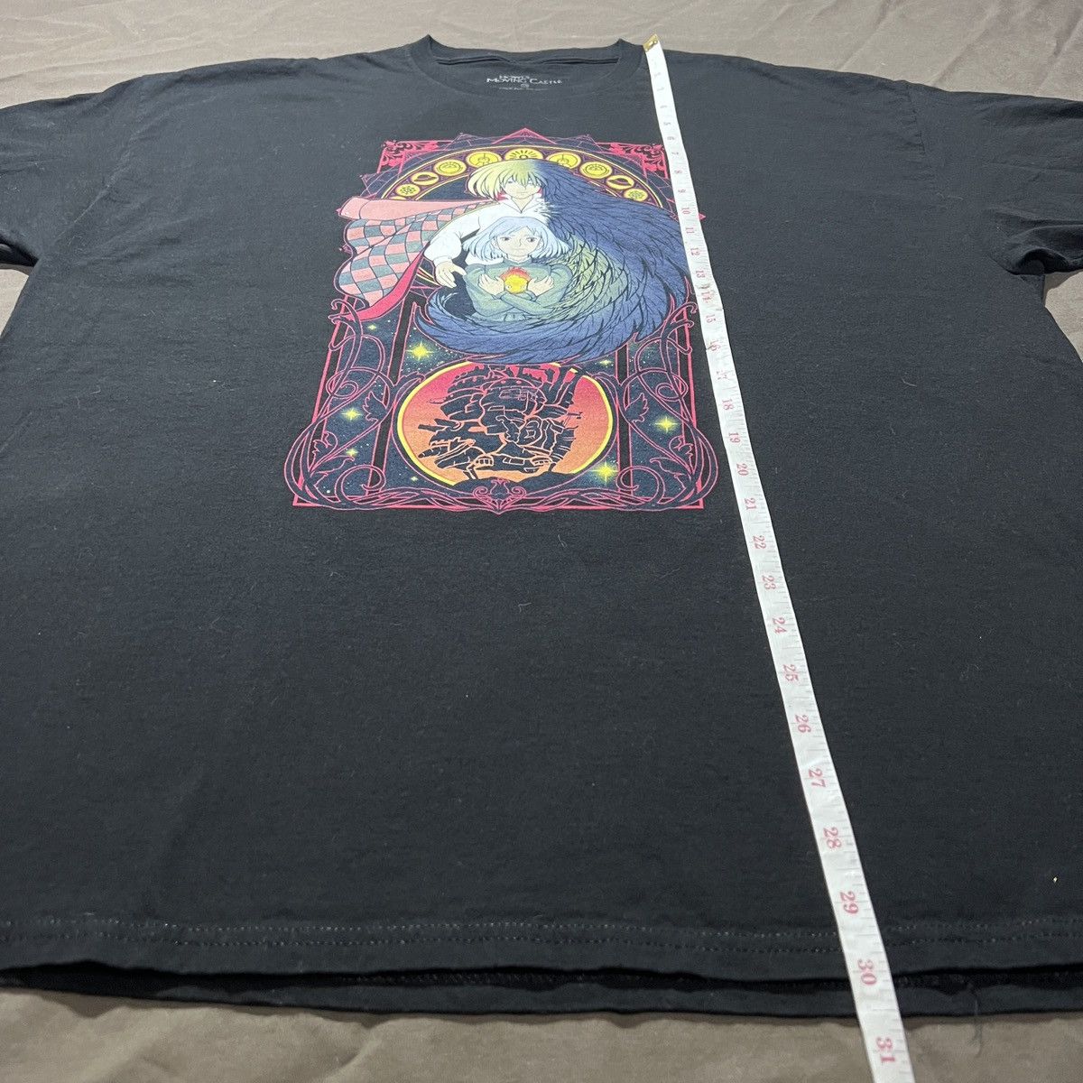 Anime 2004 Howl's Moving Castle Studio Ghibli Promo Tee 2XL Anime Size US XXL / EU 58 / 5 - 9 Thumbnail