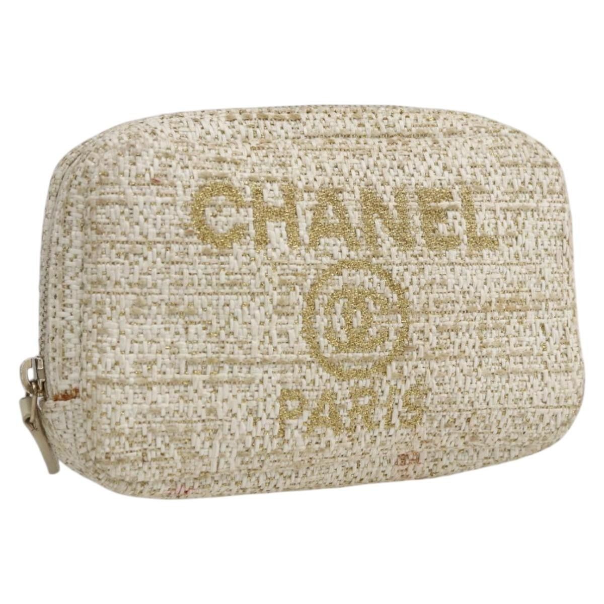 Chanel Chanel Pouch Tweed Size ONE SIZE - 1 Thumbnail