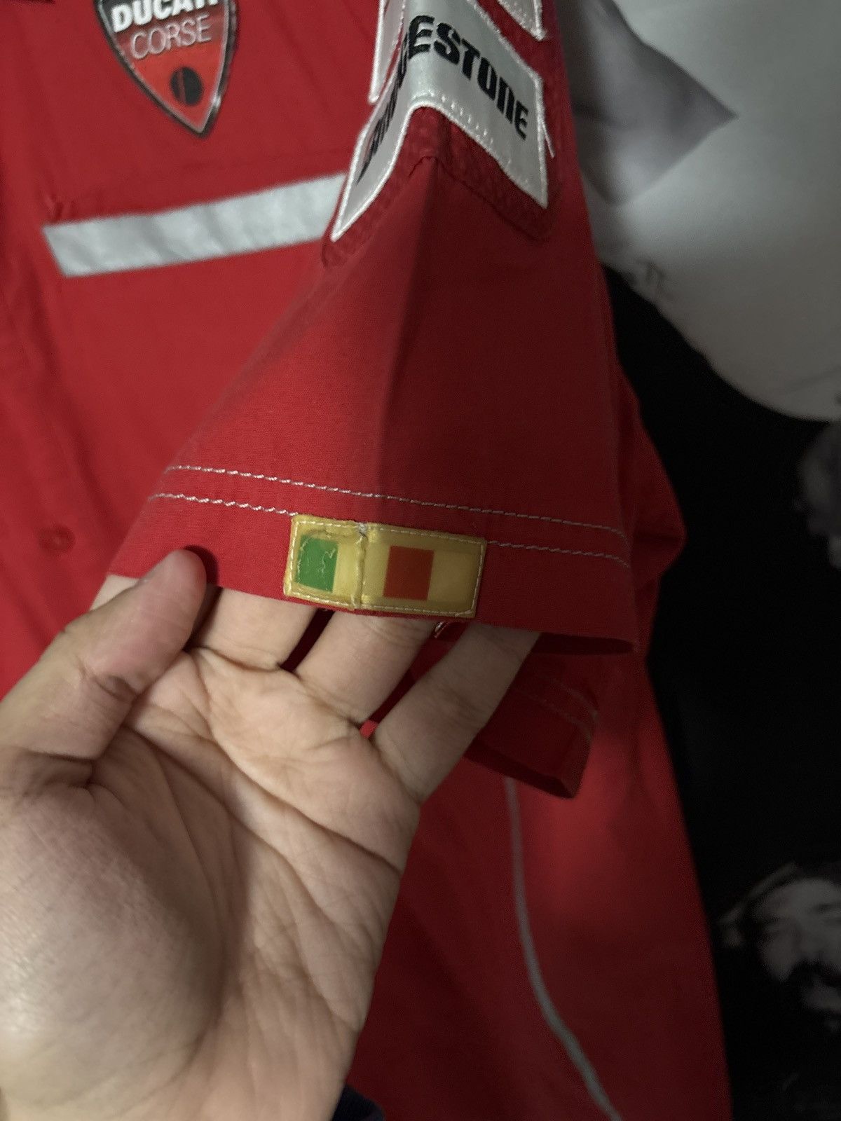 Puma × Vintage 📍 RED VINTAGE PUMA RACING BUTTON UP 📍 Size US XL / EU 56 / 4 - 3 Thumbnail