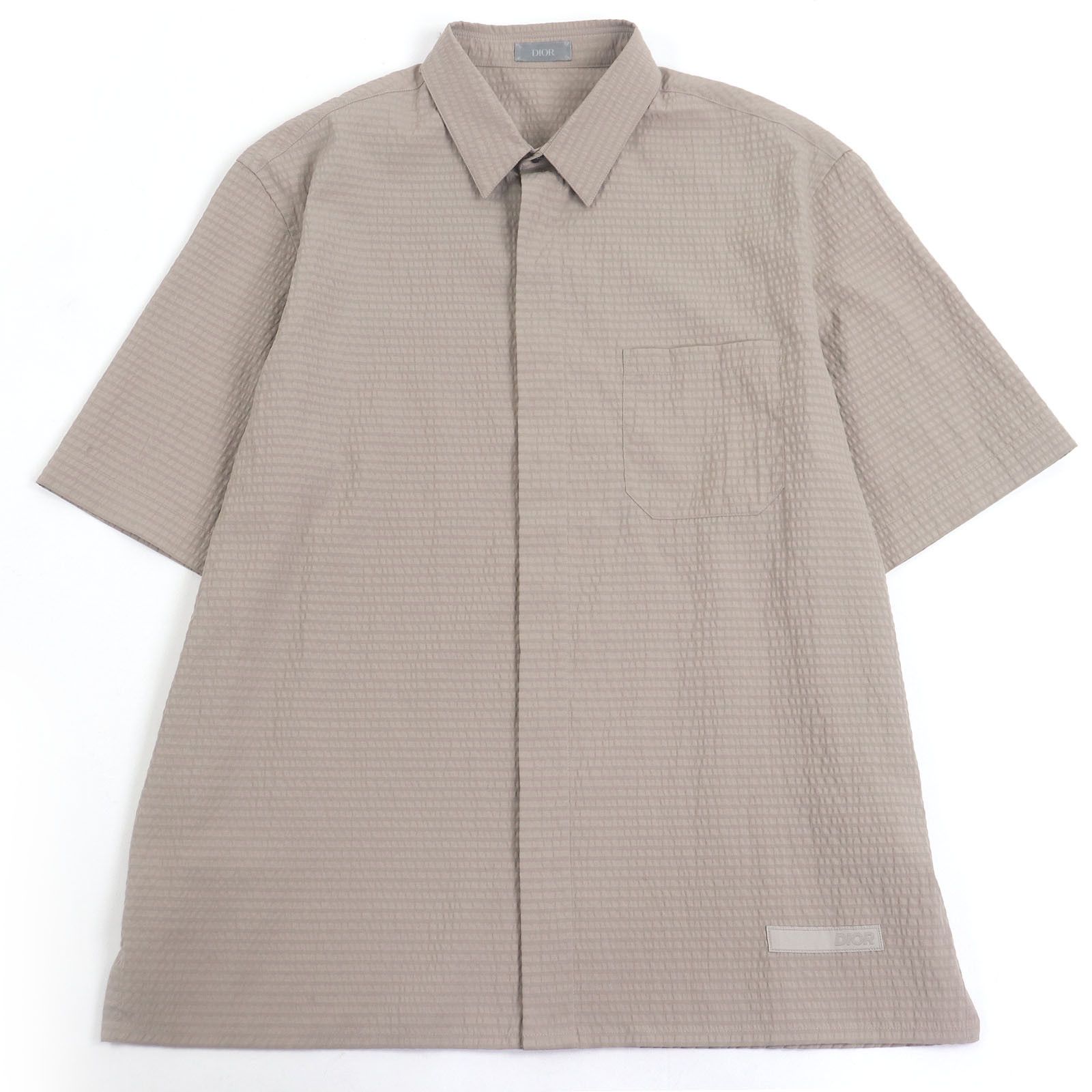 Dior Dior Dior Check Pattern Soccer Fabric Short Sleeve Shirt Others Dress Shirt DUTY FREE for USA Size ONE SIZE - 1 Thumbnail