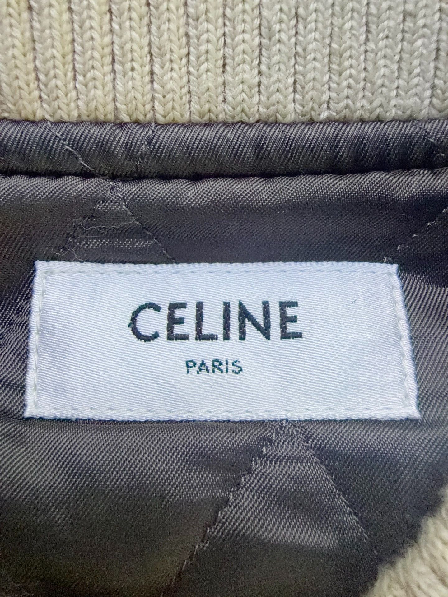 Celine CELINE Washed Denim Triomphe Quilted Jacket Size US M / EU 48-50 / 2 - 3 Thumbnail