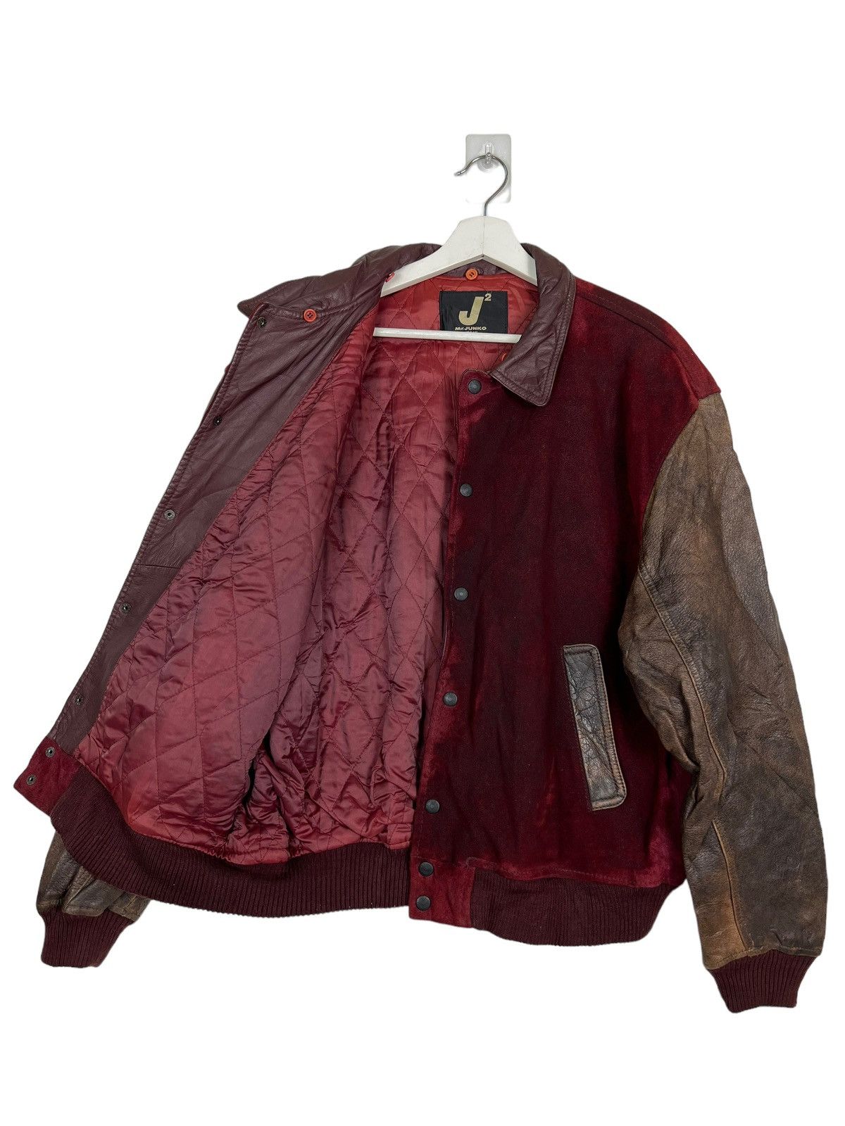 Japanese Brand 🔥 RARE VINTAGE MR.JUNKO LEATHER JACKET Size US L / EU 52-54 / 3 - 9 Thumbnail