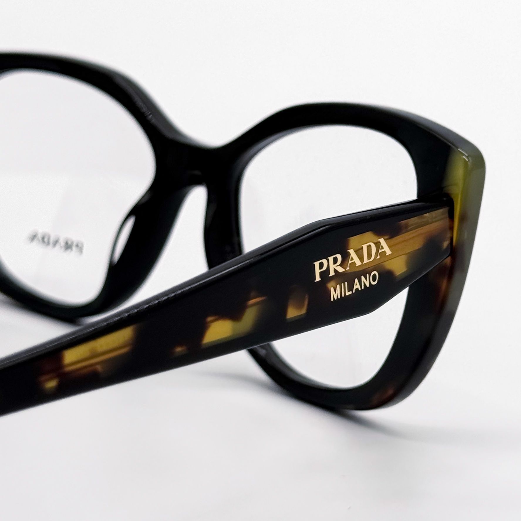 Prada NEW PRADA EYEGLASSES PRB04V 3891O1 BLACK HAVANA WOMEN PR B04 Size ONE SIZE - 6 Thumbnail