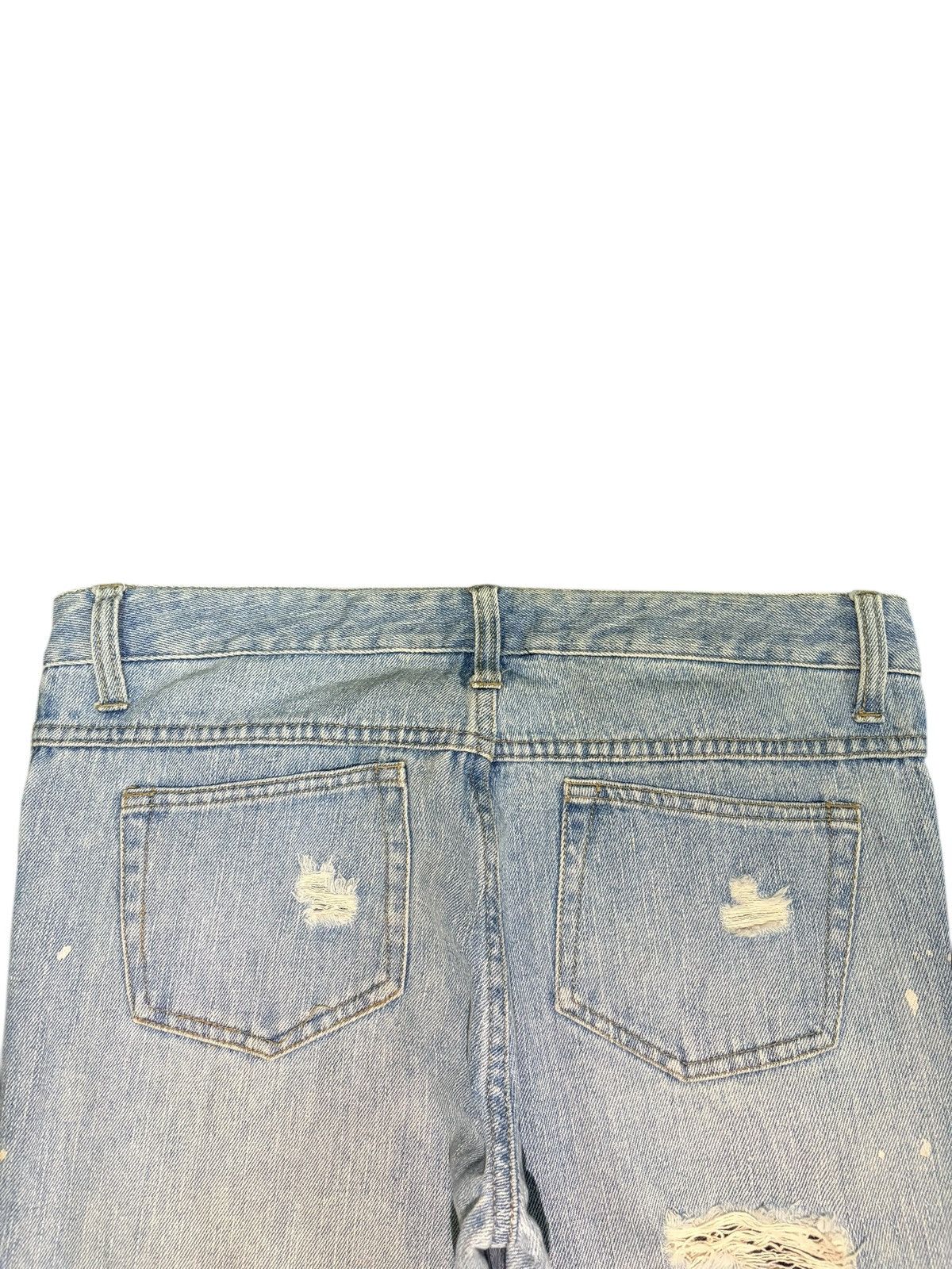 Hysteric Glamour Vintage Japanese Brand Faded Wash Distress Flare Jeans Size 31" - 4 Thumbnail