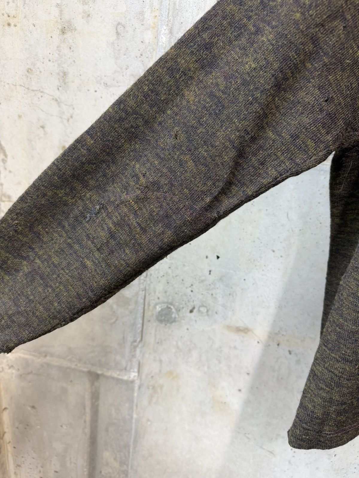 Vintage 30s 40s Thrashed Wool Cardigan Sweater ERD Grunge Size US M / EU 48-50 / 2 - 8 Thumbnail