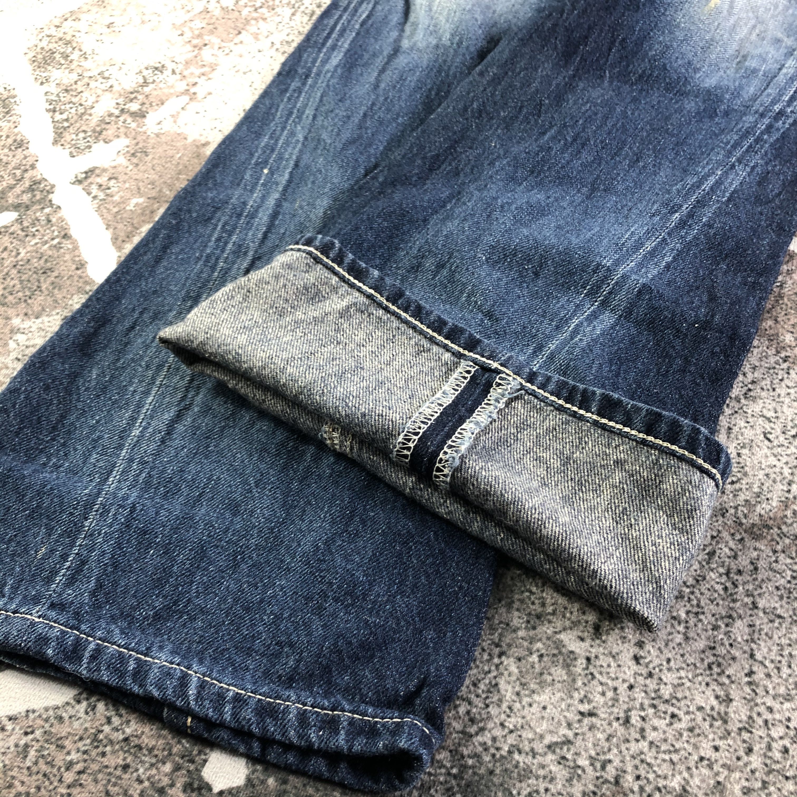 Edwin Edwin Blue Trip Jeans Distress Flare Denim Size US 30 / EU 46 - 6 Thumbnail
