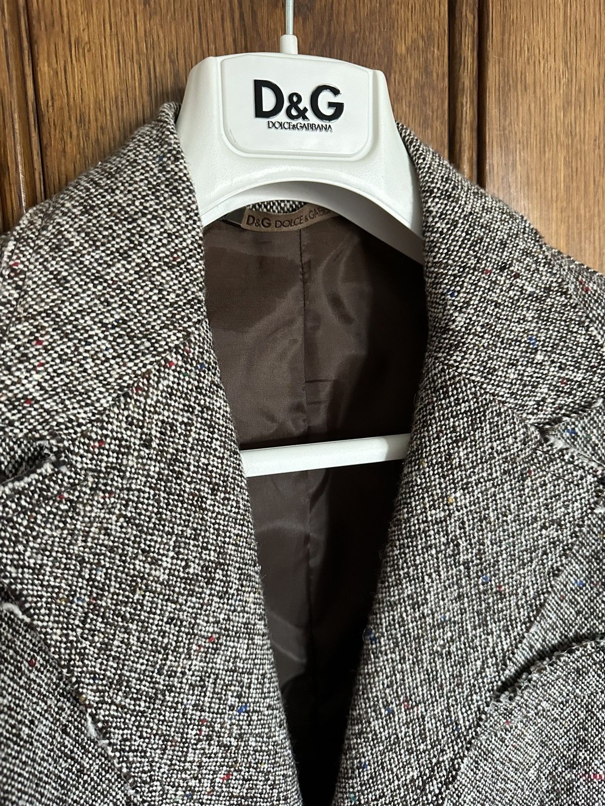 Dolce & Gabbana D&G Dolce & Gabbana tweed suit jacket 48 Medium slim cut Size 38R - 10 Thumbnail