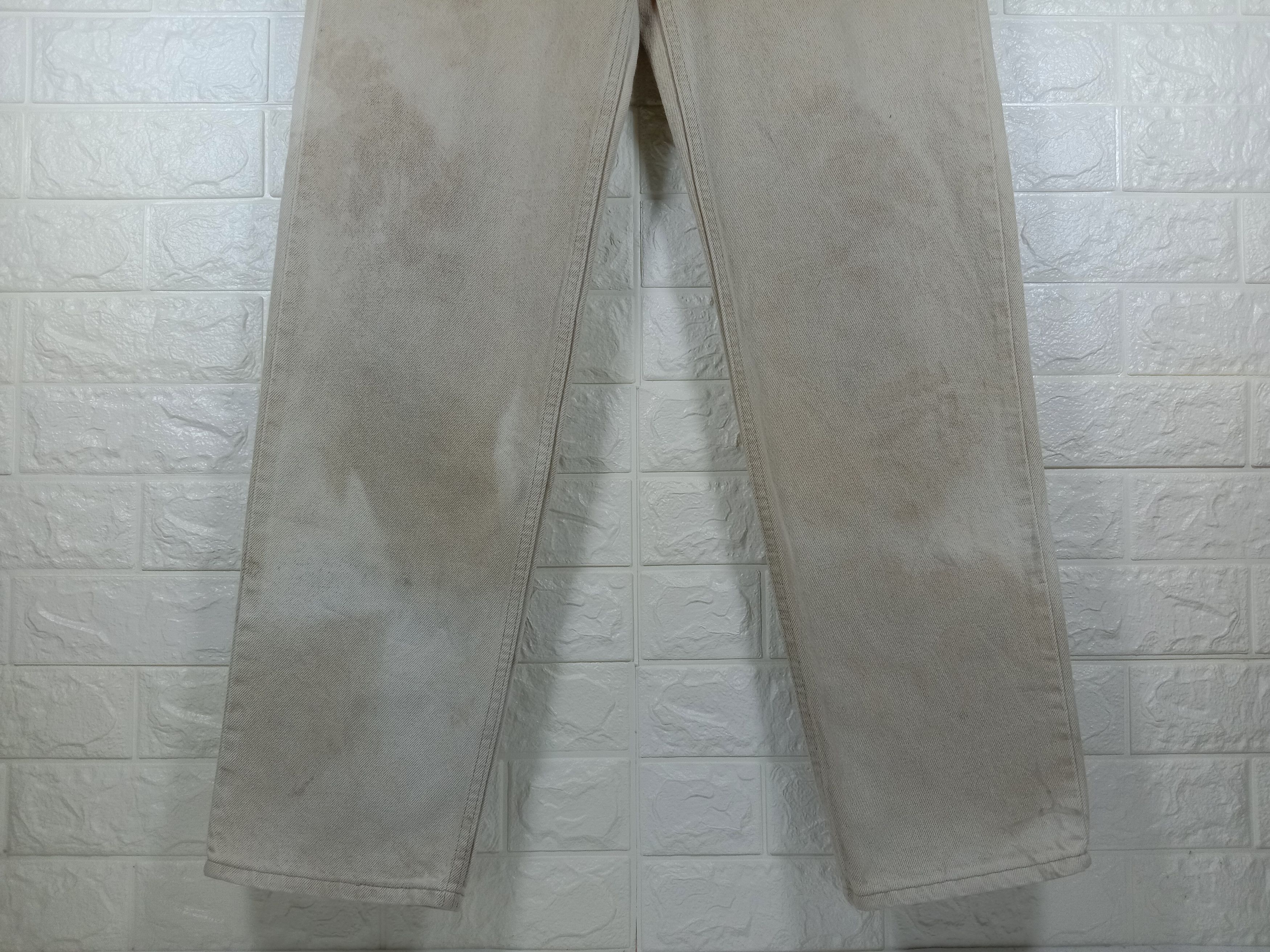 Levi's Vintage 90s Levi's 550 Jeans Faded Khaki Denim Size US 34 / EU 50 - 4 Thumbnail