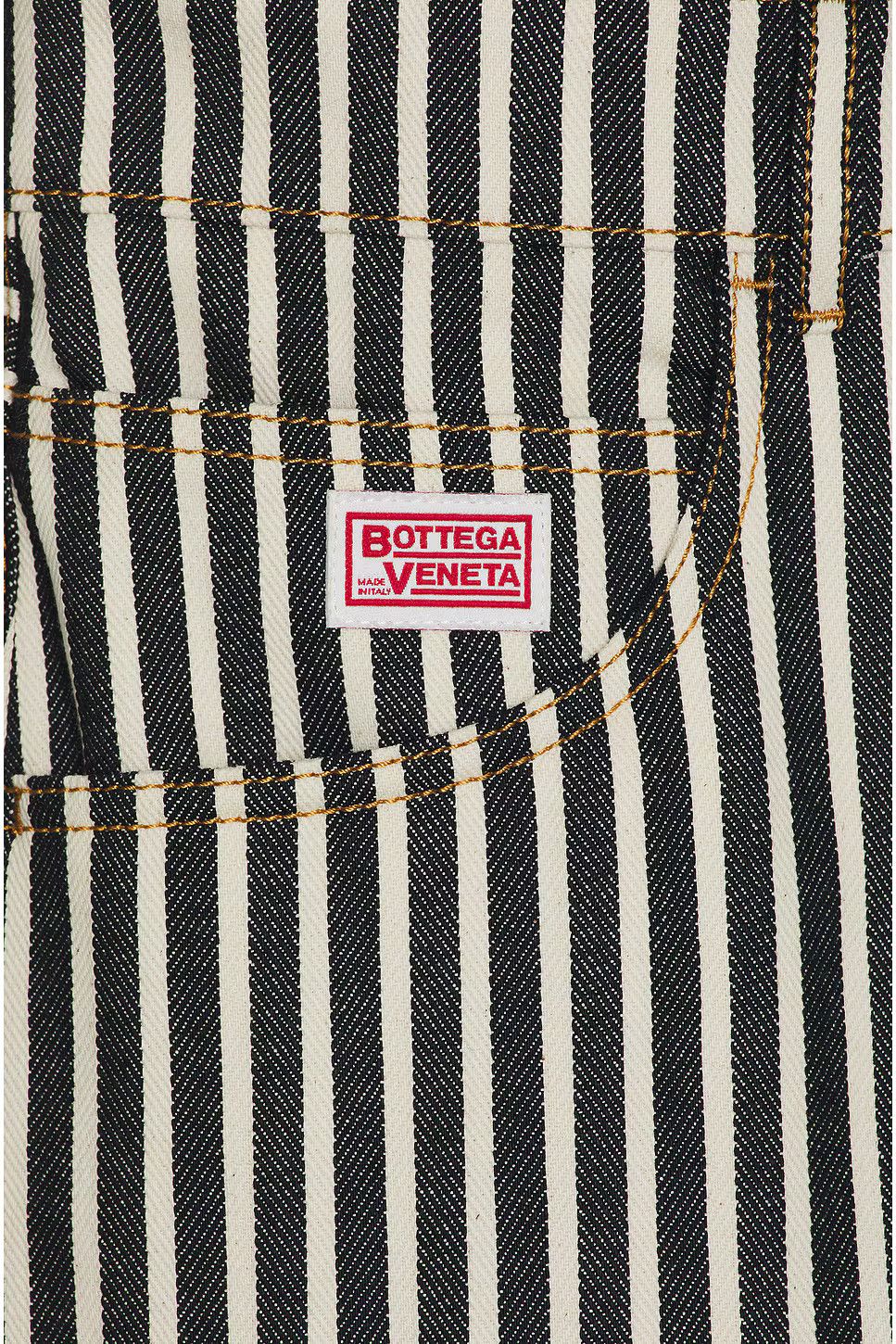 Bottega Veneta o1loc1c0426 796432 Striped Drill Trousers Pants in Navy/Ecru Size US 34 / EU 50 - 3 Thumbnail