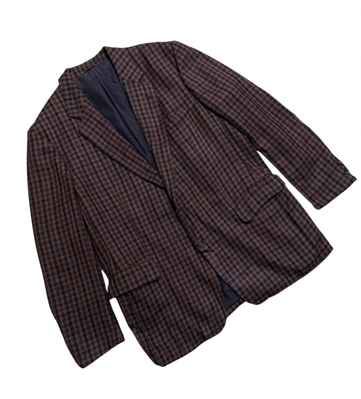 Burberry Vintage Blazer burberrys Size 40L - 6 Thumbnail