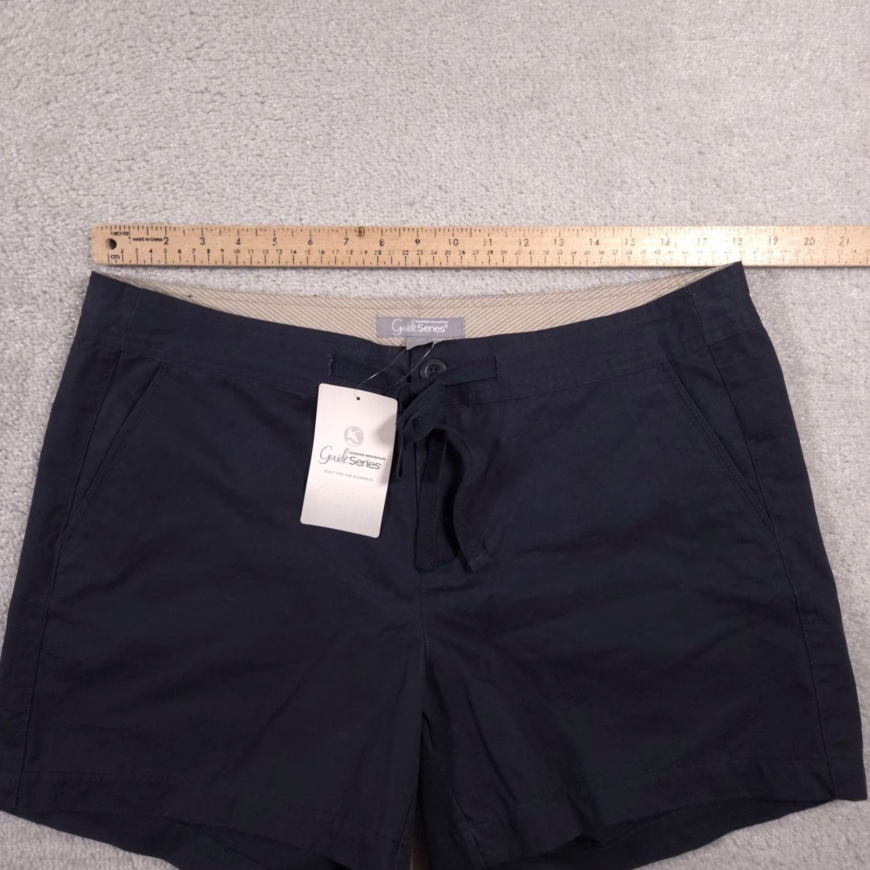 Vintage Gander Mountain Guide Series Shorts Womens 14 Navy Blue Hiking Outdoor Pockets Size 36" / US 14 / IT 50 - 6 Thumbnail