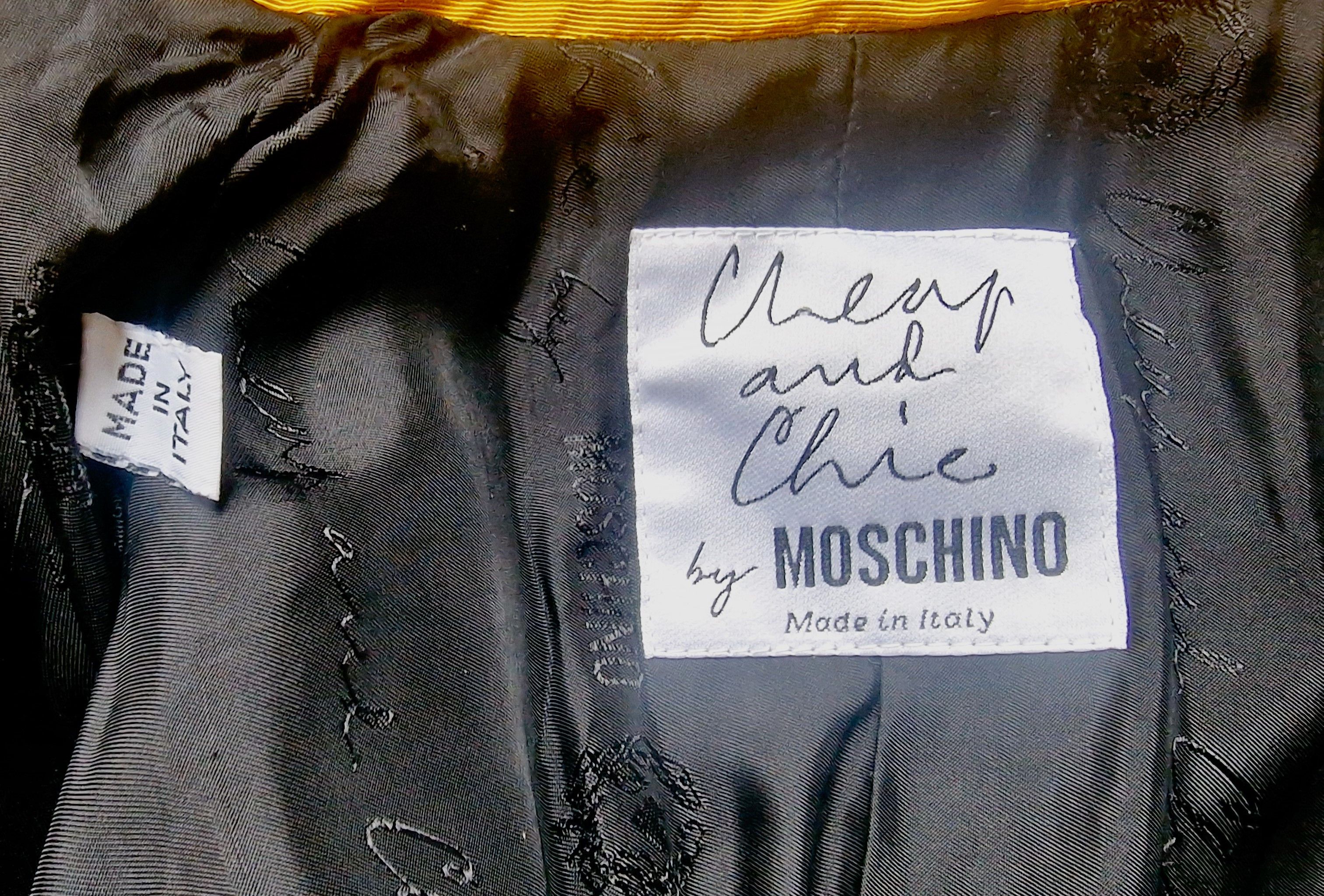 Moschino Moschino Silhouette Black Figures Legs Arms Blazer Jacket Size M / US 6-8 / IT 42-44 - 11 Thumbnail