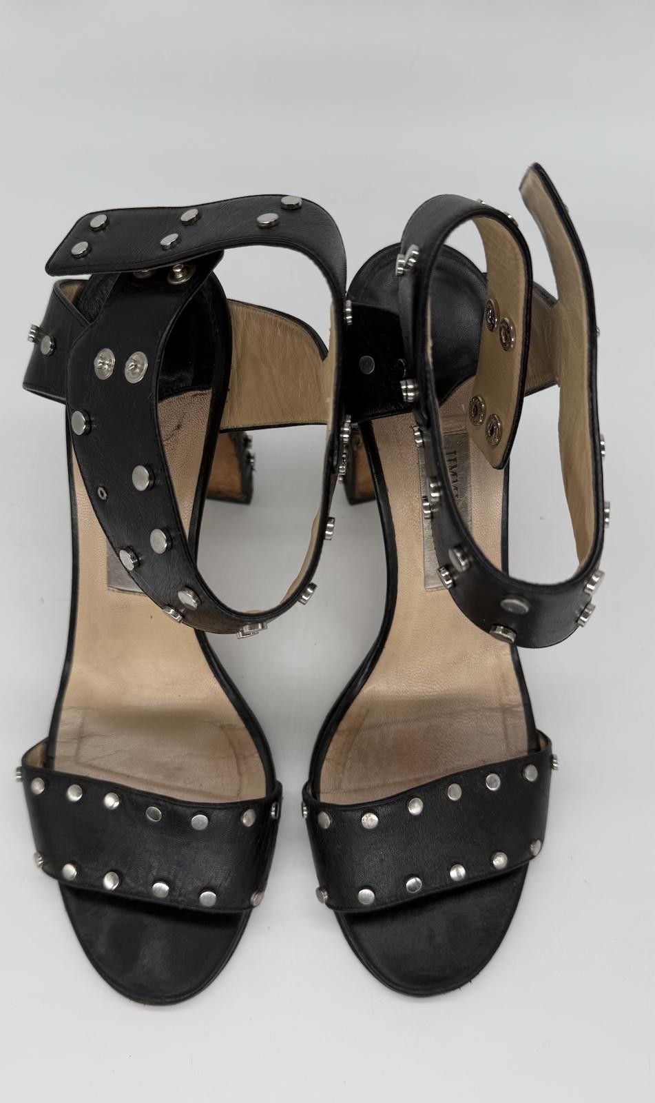 Jimmy Choo Jimmy Choo London Studded Heeled Sandals – EU 40.5 / US 9 Size US 9 / IT 39 - 5 Thumbnail