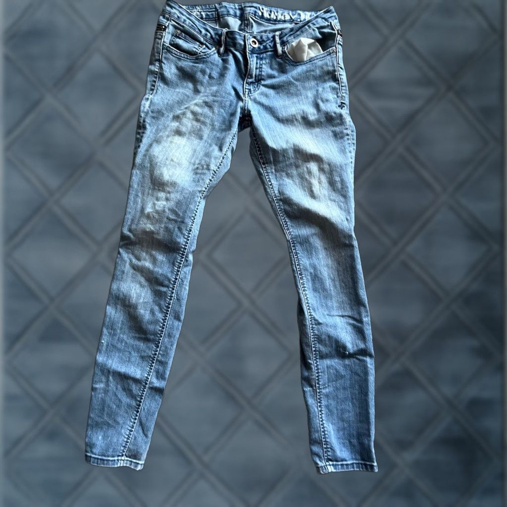 Hurley Hurley Jeans Women 90 Degree Size 7 Medium Wash Legging Size 28" / US 6 / IT 42 - 1 Thumbnail