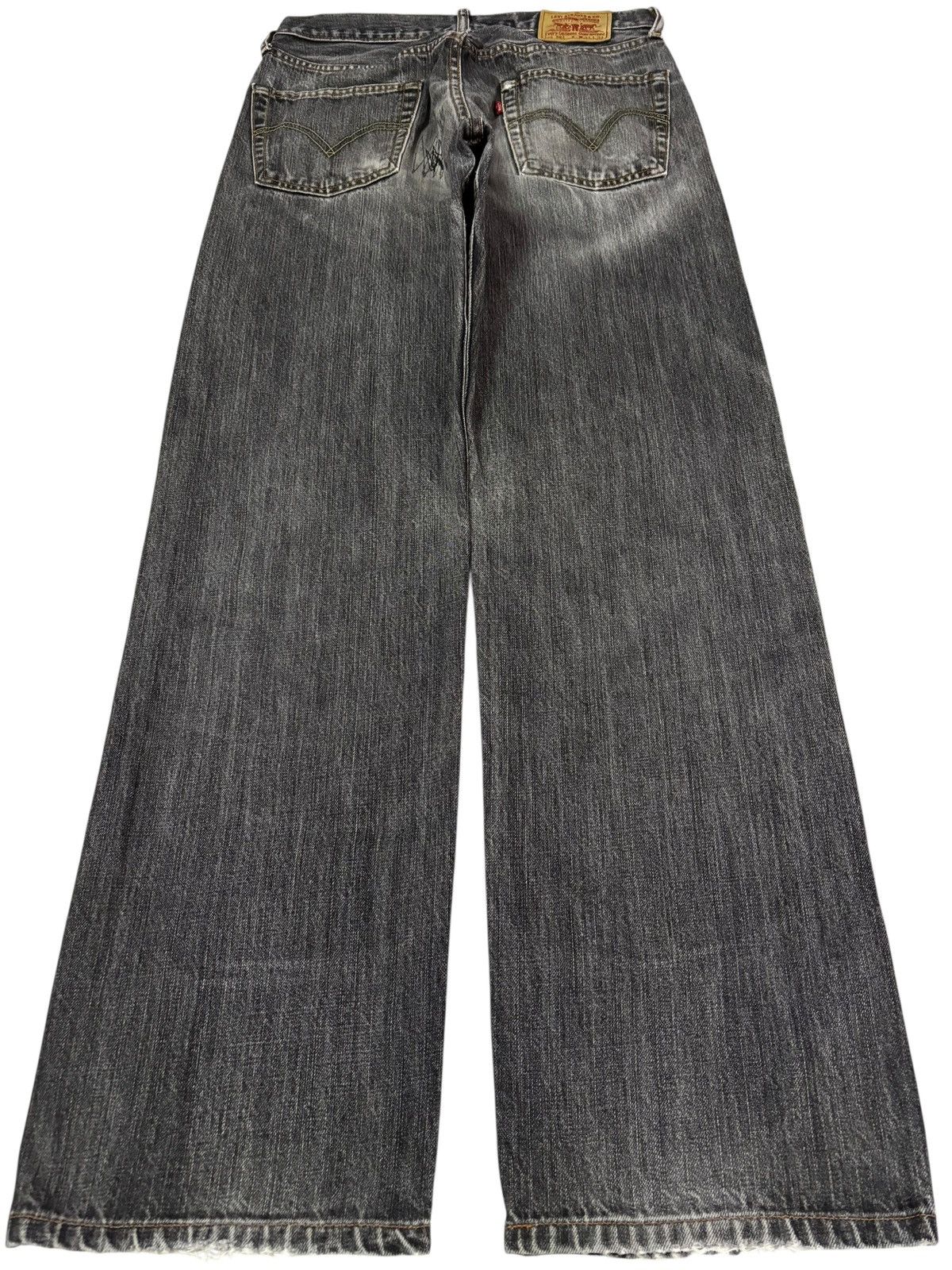 Levi's Vtg 90s Levis 503 Distressed Jeans Size US 30 / EU 46 - 2 Thumbnail