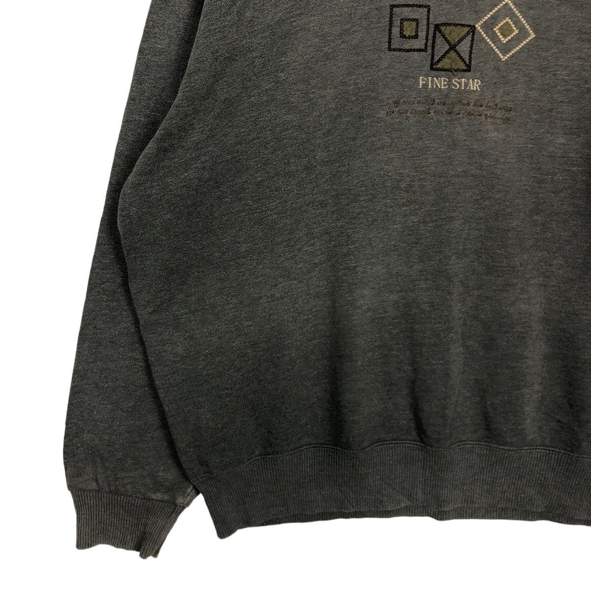 Japanese Brand × Vintage 🔥VINTAGE SWEATSHIRT CREWNECK FINE STAR ISSEY MIYAKE Size US L / EU 52-54 / 3 - 4 Thumbnail