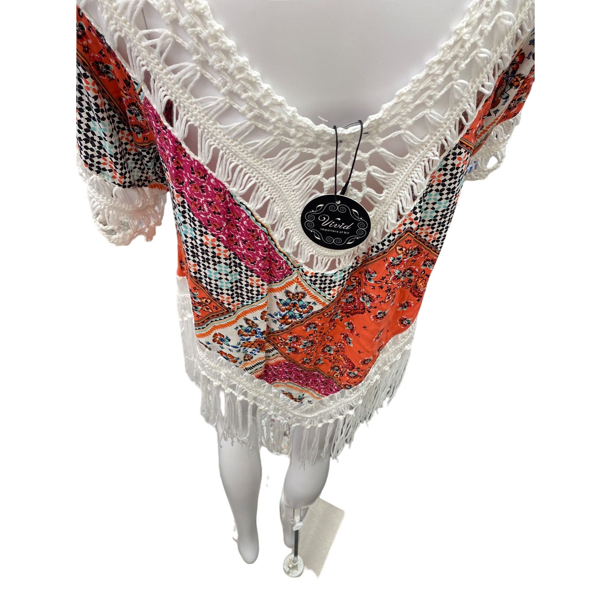 Other Vivid ladies knitted print top size M SKU 566 Size M / US 6-8 / IT 42-44 - 6 Thumbnail