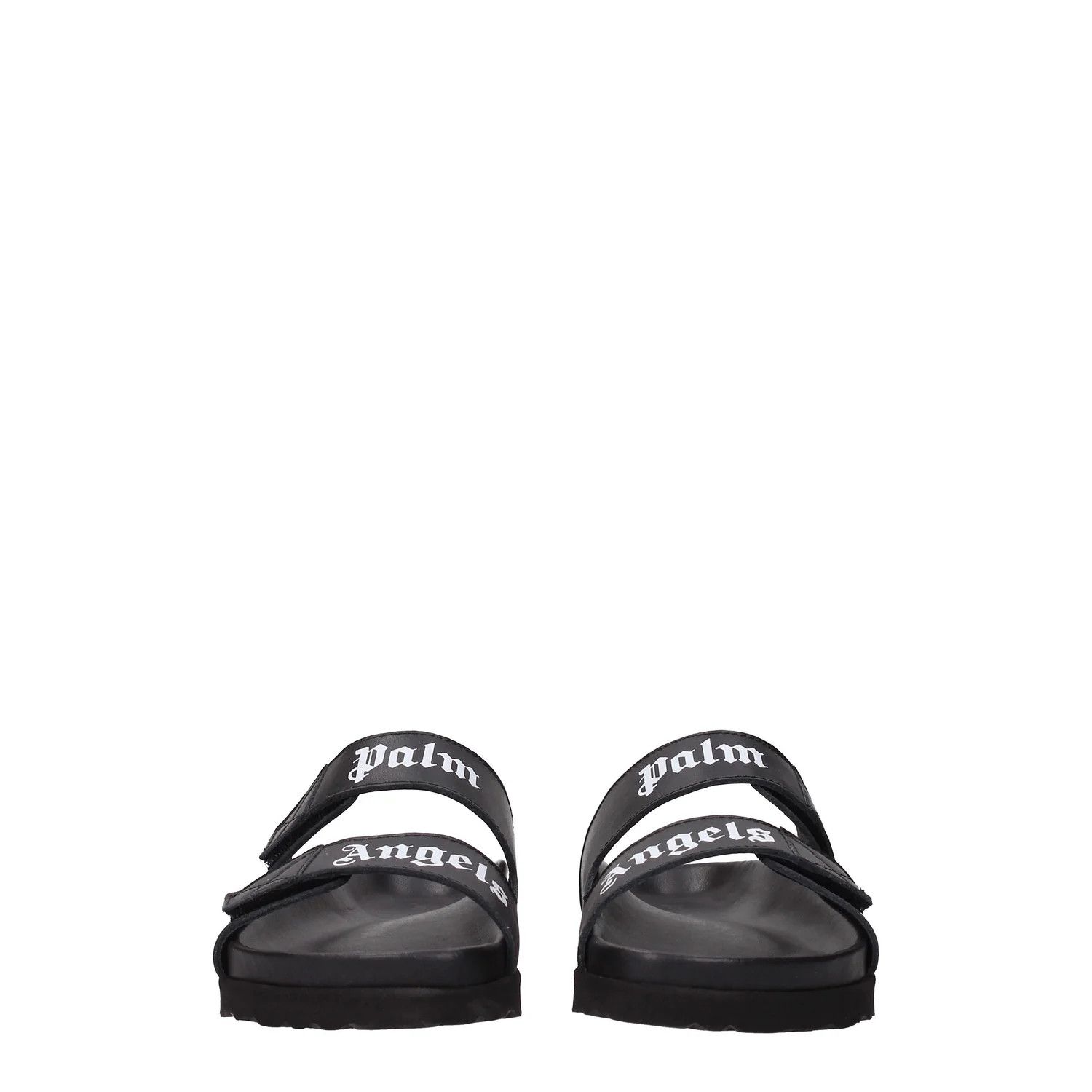 Palm Angels ob1o1e1124 Leather Slippers and Clogs in Black Size US 7 / IT 37 - 3 Thumbnail