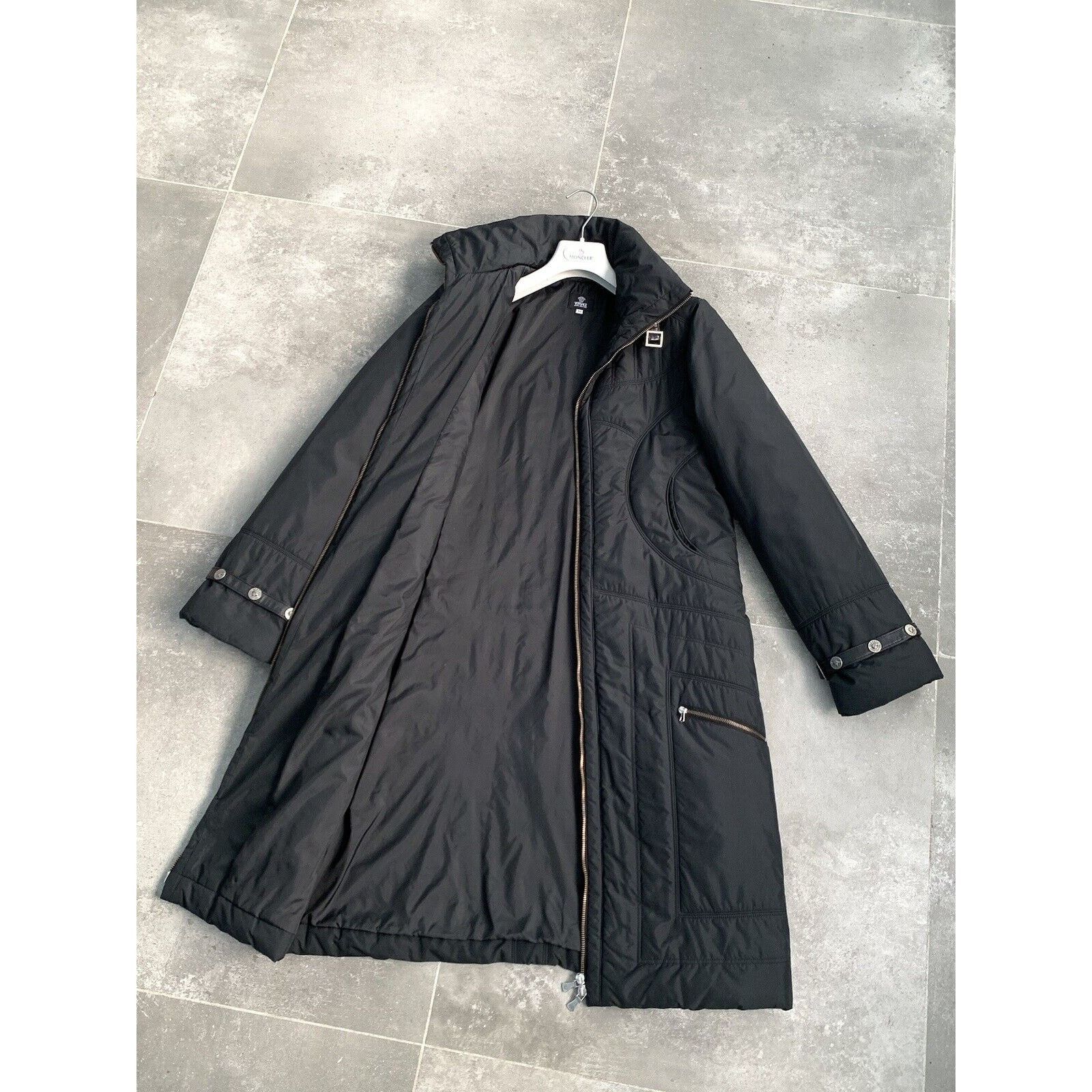 Versace Jeans Couture Women's VERSACE Medusa LEATHER TRIM Long Parka Jacket Coat M Size M / US 6-8 / IT 42-44 - 20 Thumbnail