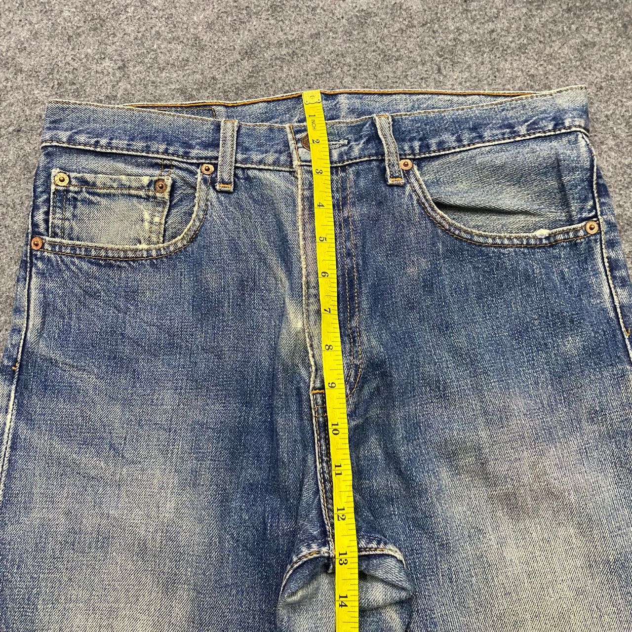 Levi's Vintage Clothing Vintage 90s Levis 508 Distressed denim Kurt Cobain Style Size US 32 / EU 48 - 5 Thumbnail
