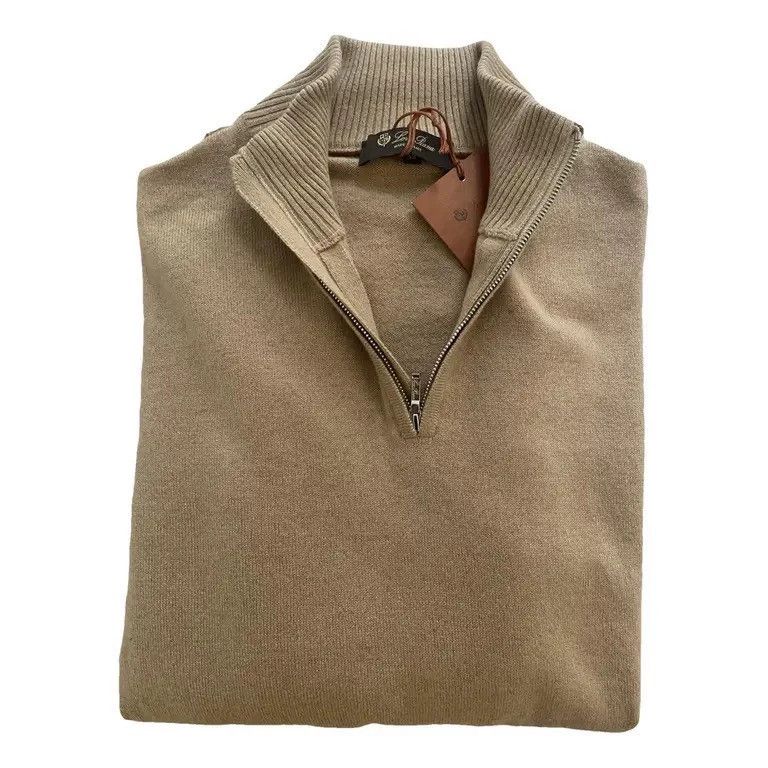 Loro Piana LORO PIANA Men's cashmere sweater Size US M / EU 48-50 / 2 - 2 Thumbnail