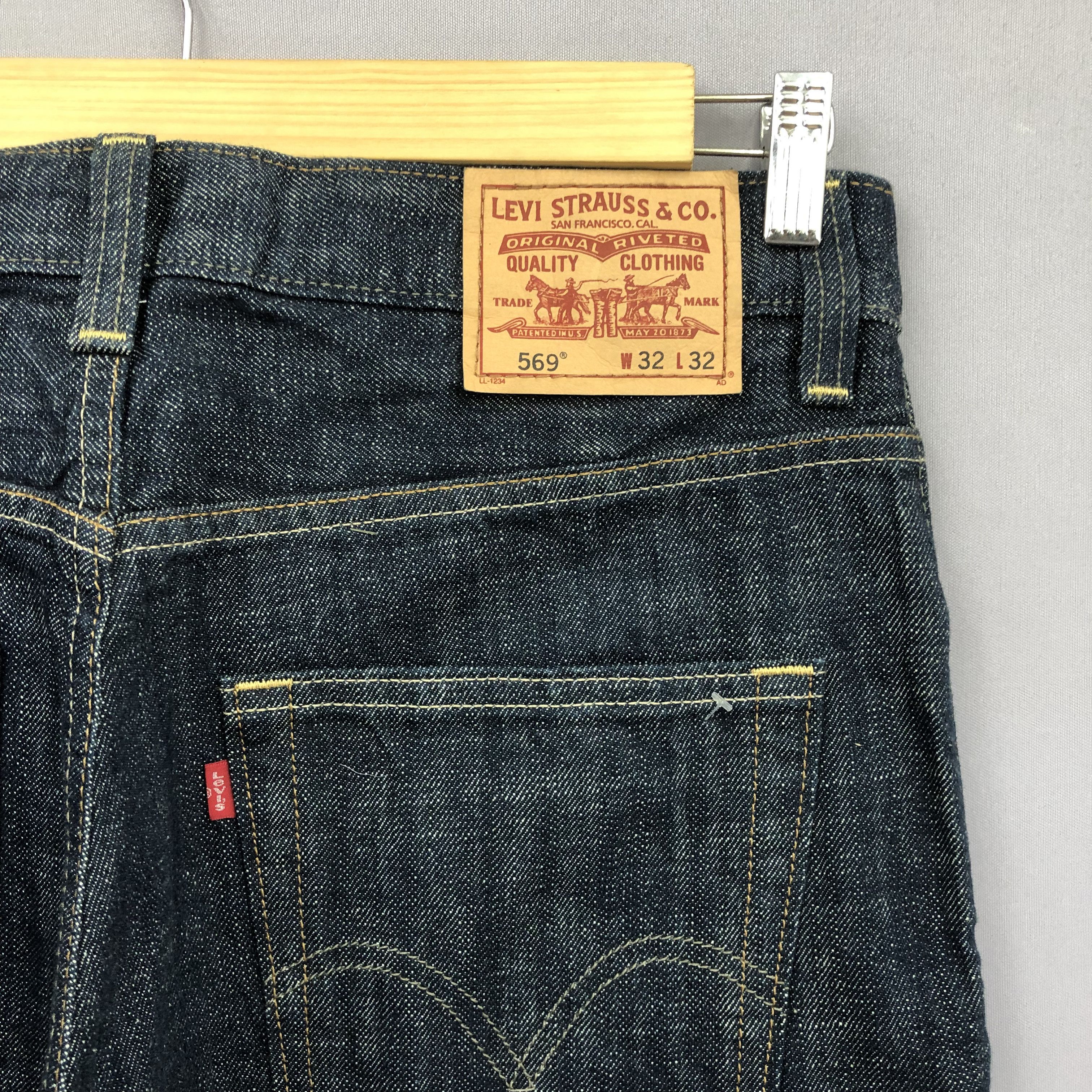 Levi's Vintage Levis 569 Baggy Jeans Skater Levi's Blue Loose Denim Size US 34 / EU 50 - 6 Thumbnail